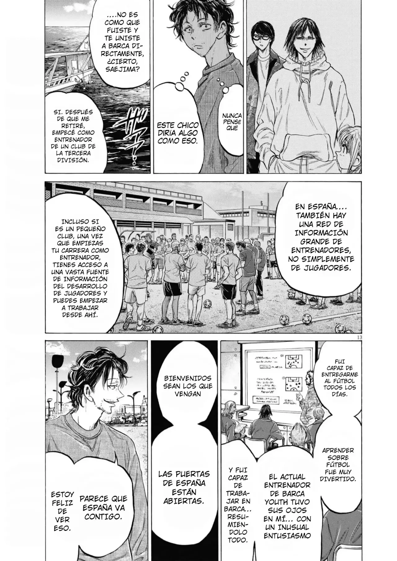 Ao ashi capítulo 342, página 13