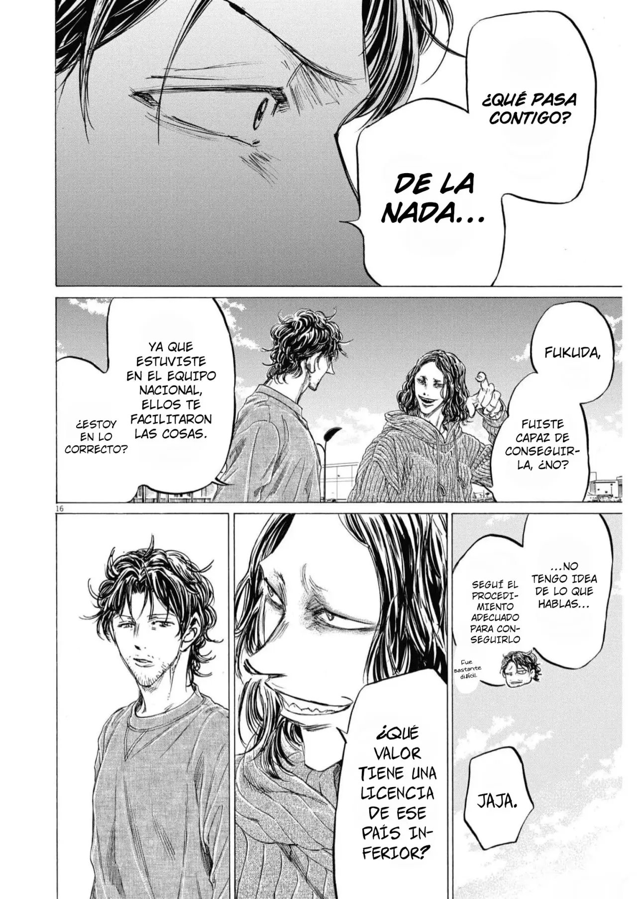 Ao ashi capítulo 342, página 16