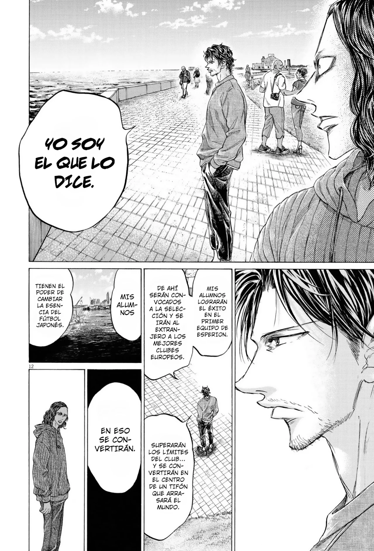 Ao ashi capítulo 343, página 13
