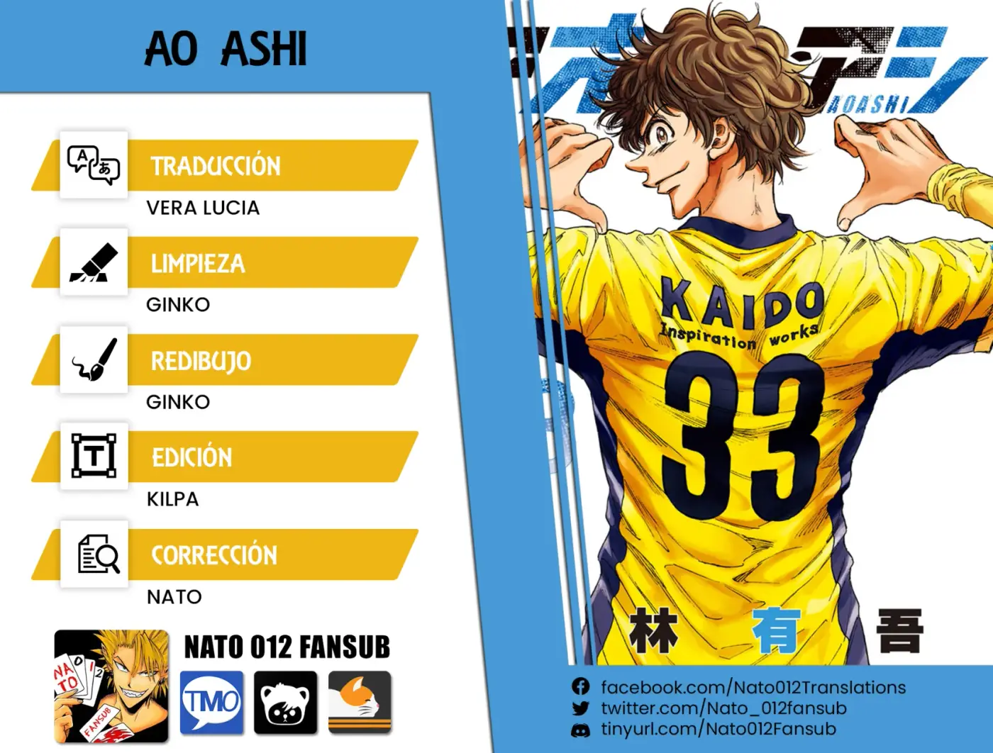 Ao ashi capítulo 344, página 1