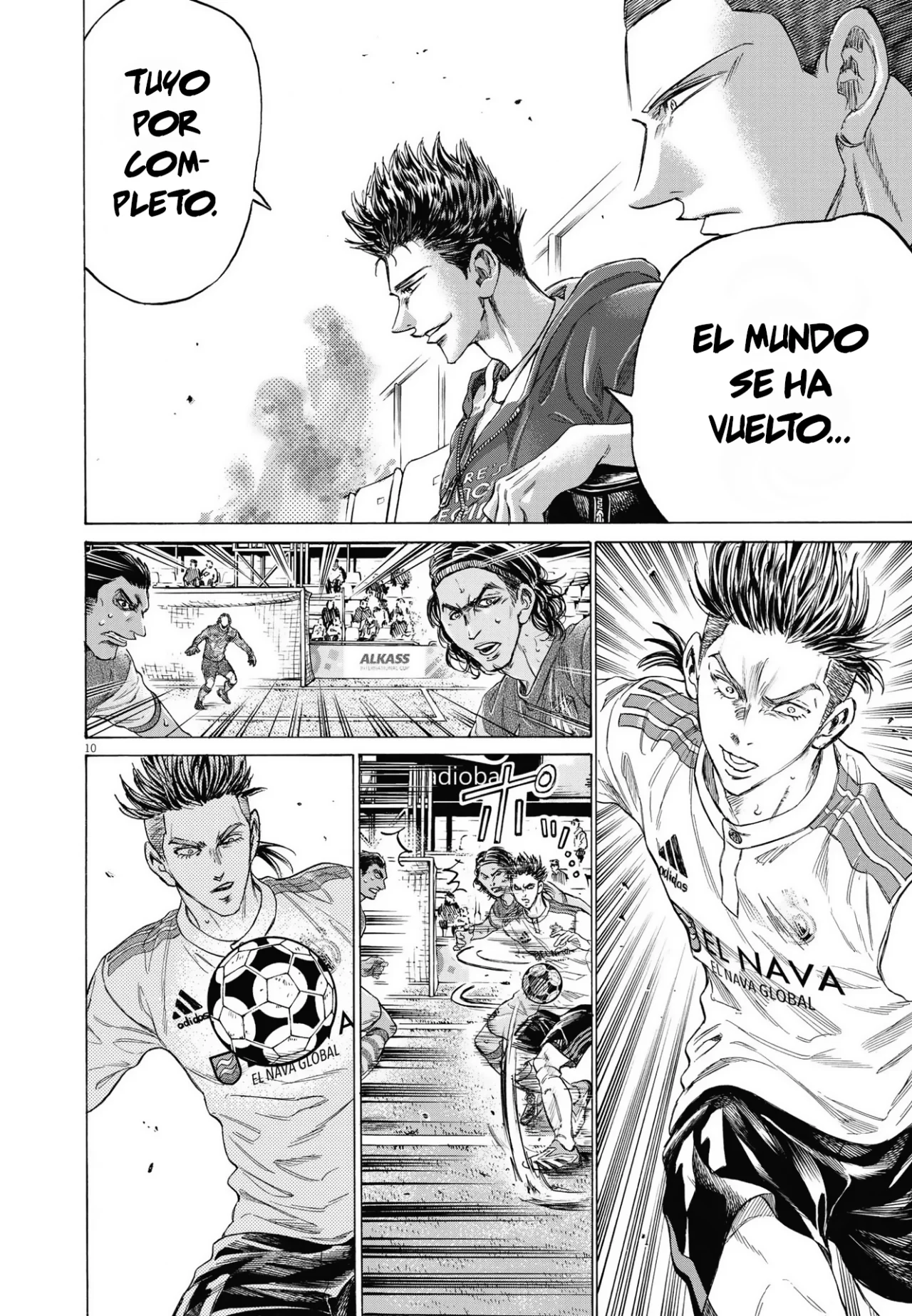 Ao ashi capítulo 344, página 12