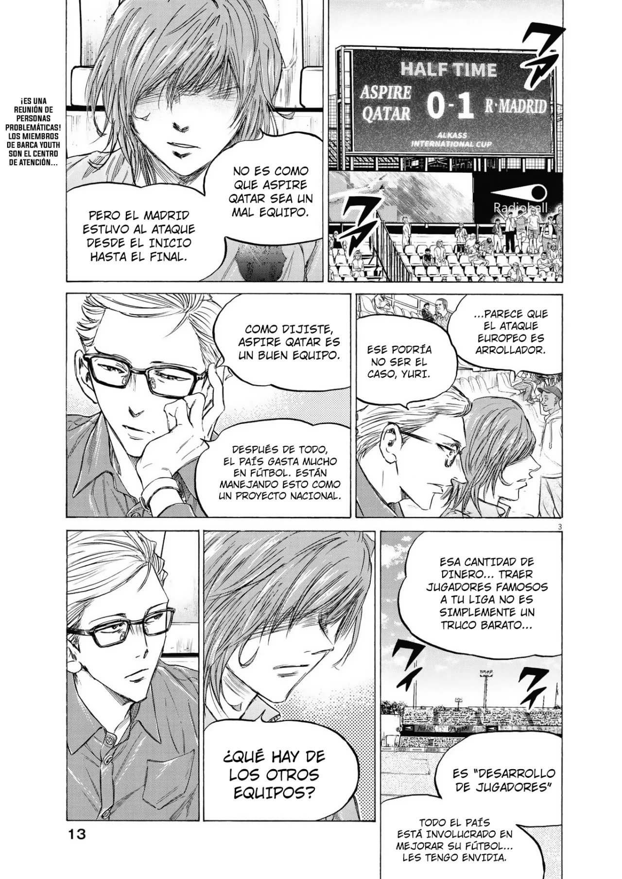 Ao ashi capítulo 345, página 3