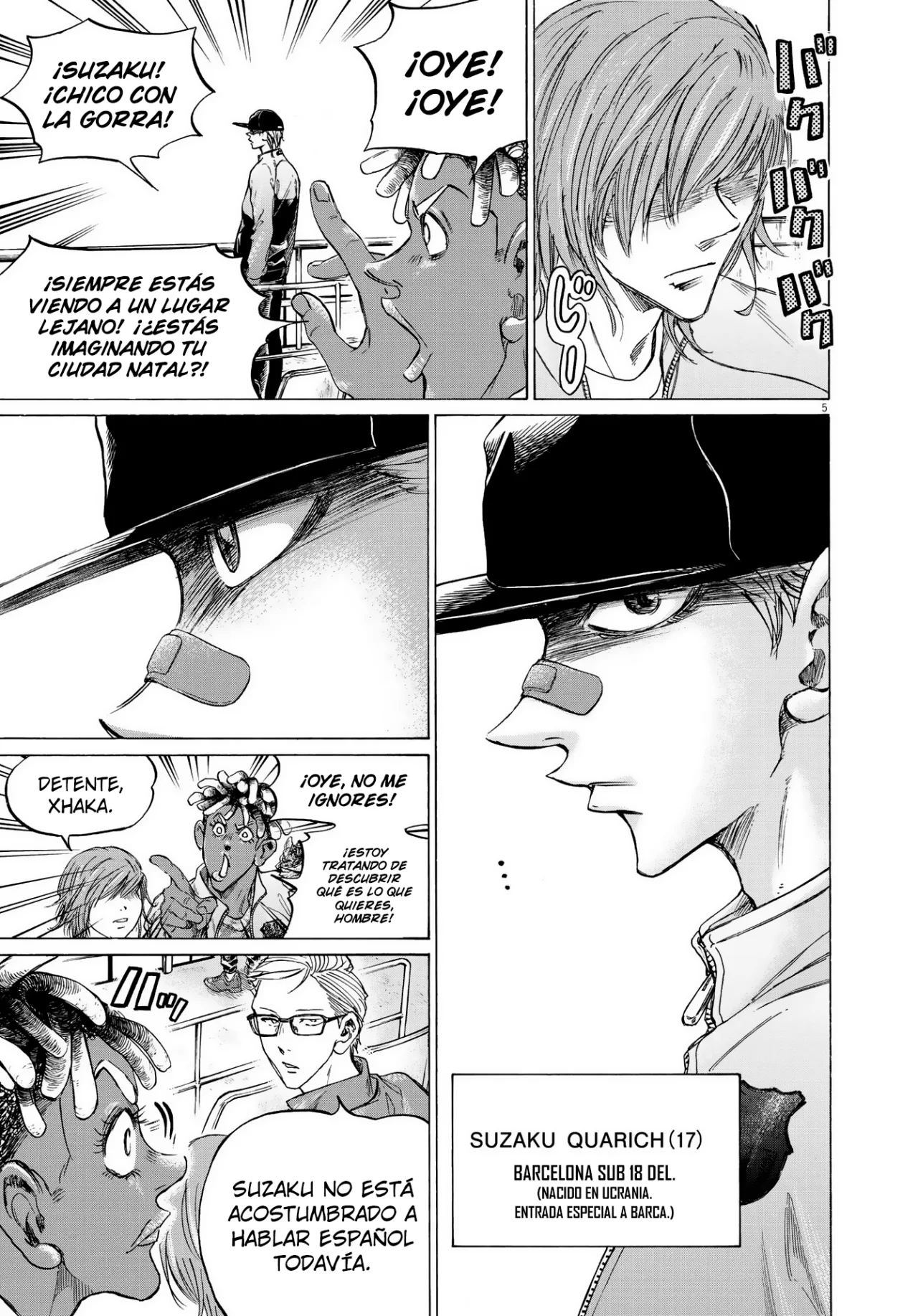 Ao ashi capítulo 345, página 5