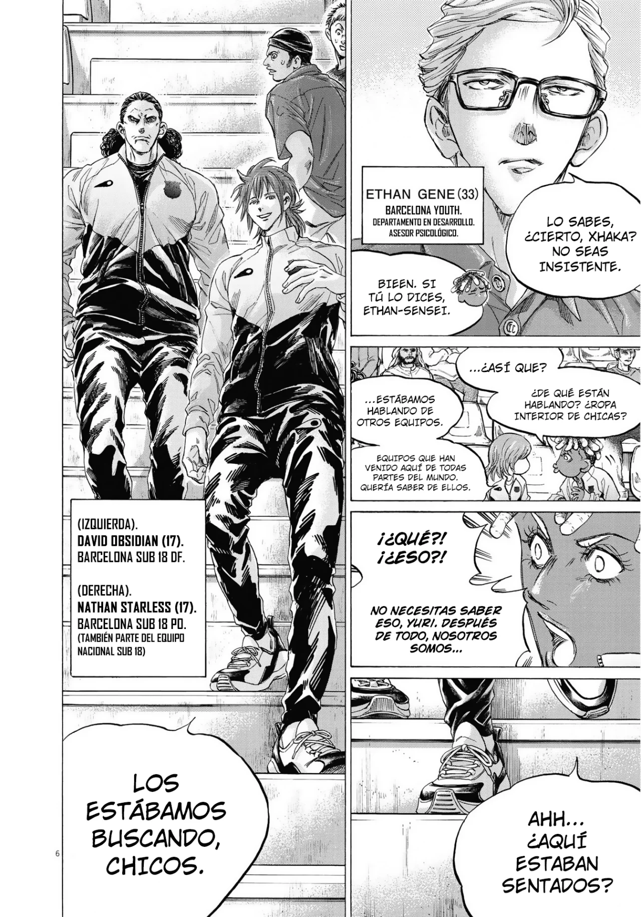 Ao ashi capítulo 345, página 6