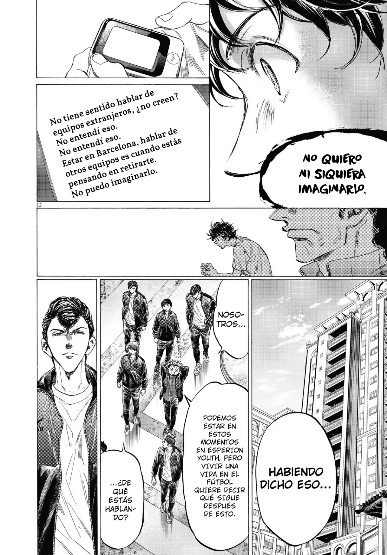 Ao ashi capítulo 345, página 12