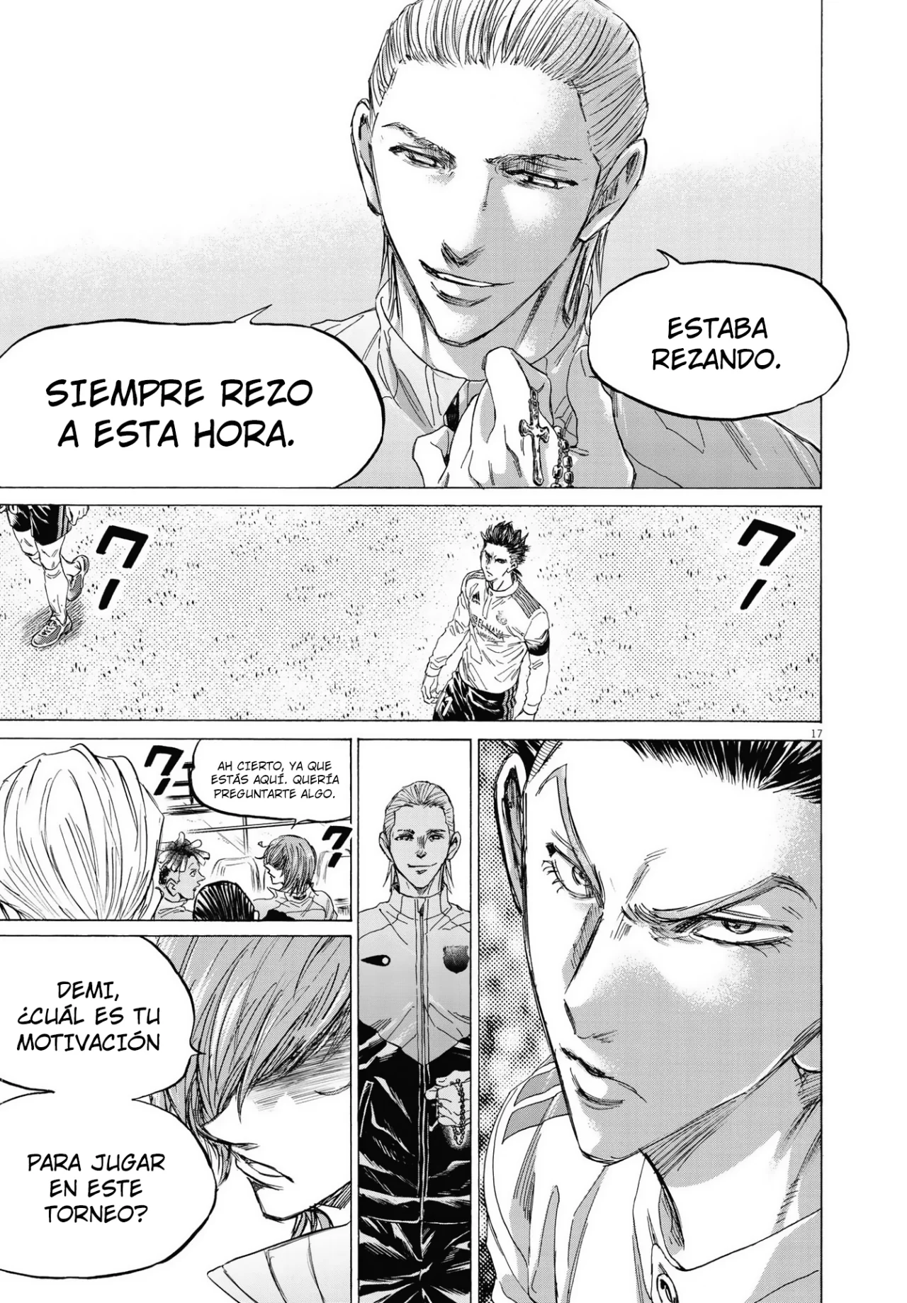 Ao ashi capítulo 345, página 17