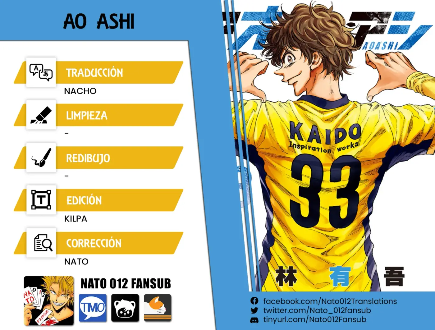 Ao ashi capítulo 346, página 1