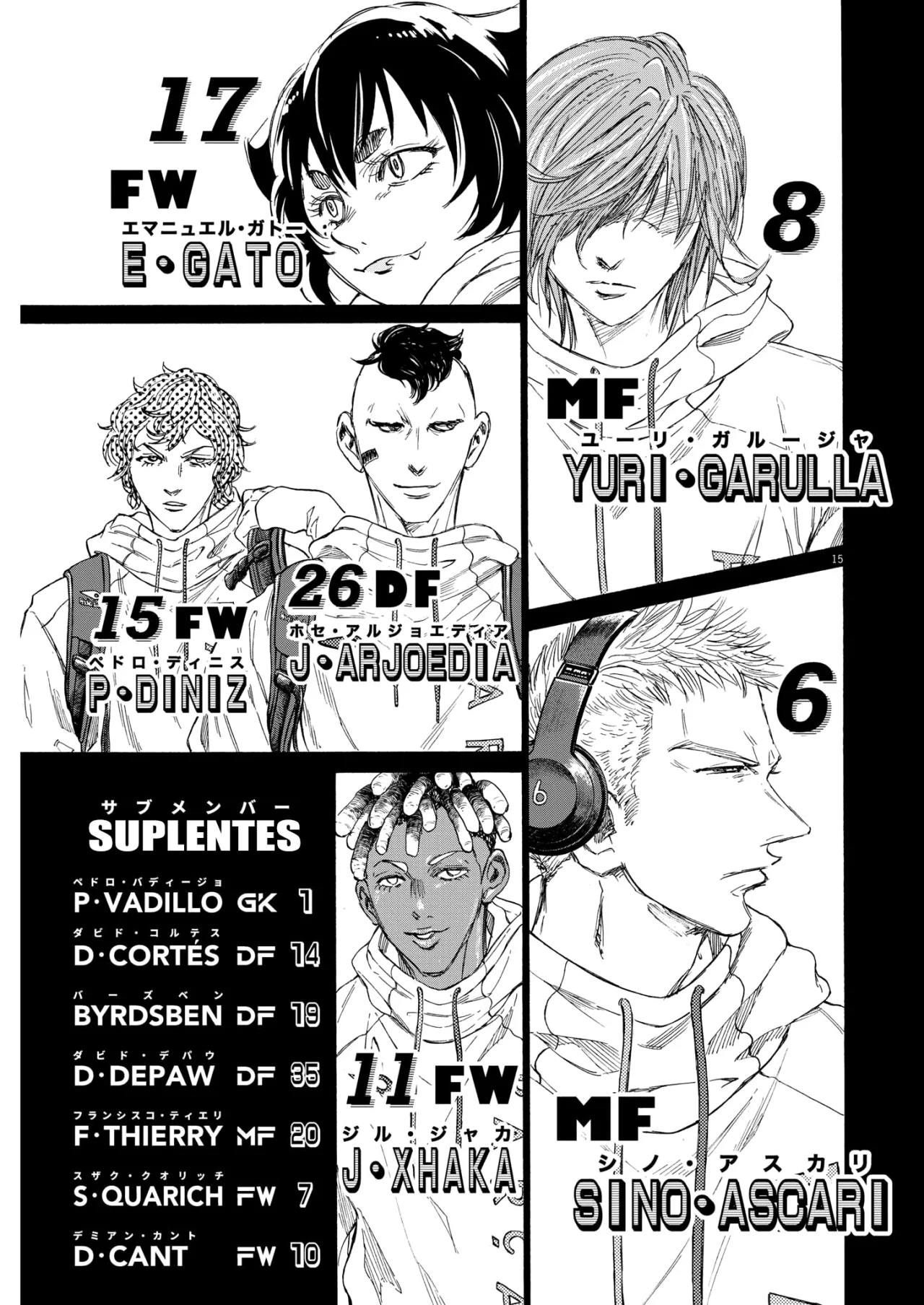 Ao ashi capítulo 346, página 15