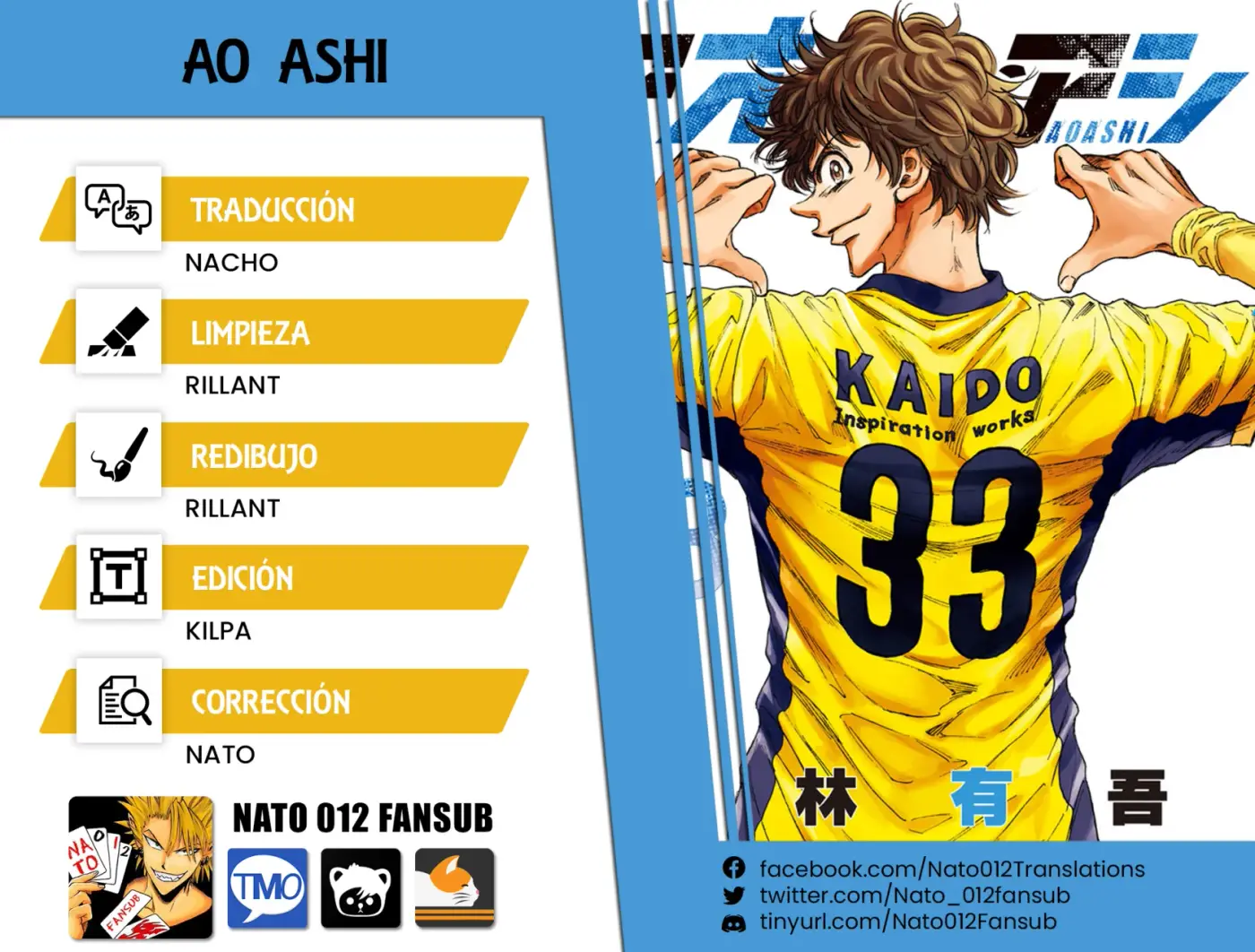 Ao ashi capítulo 347, página 1