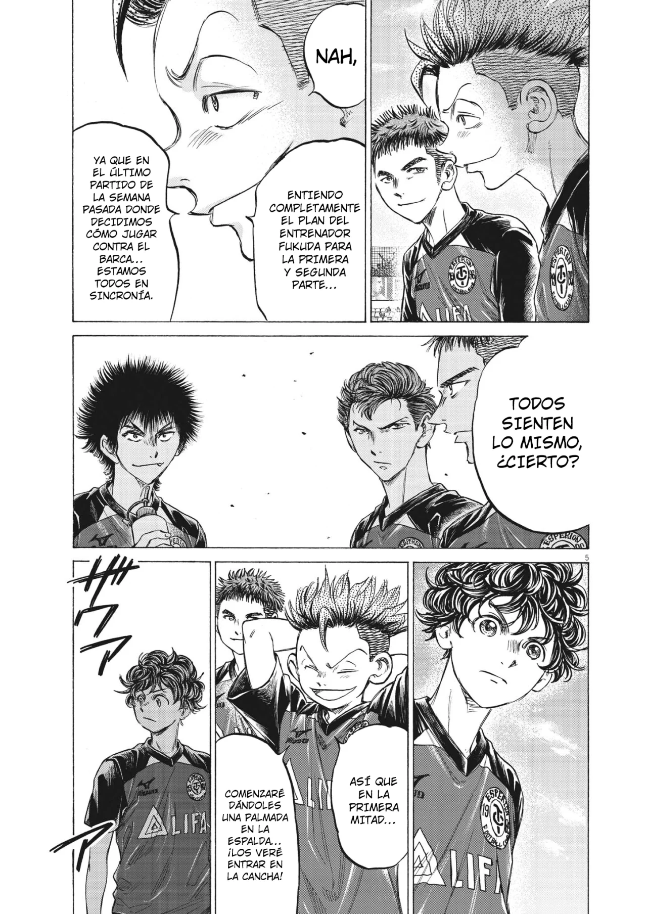Ao ashi capítulo 347, página 6