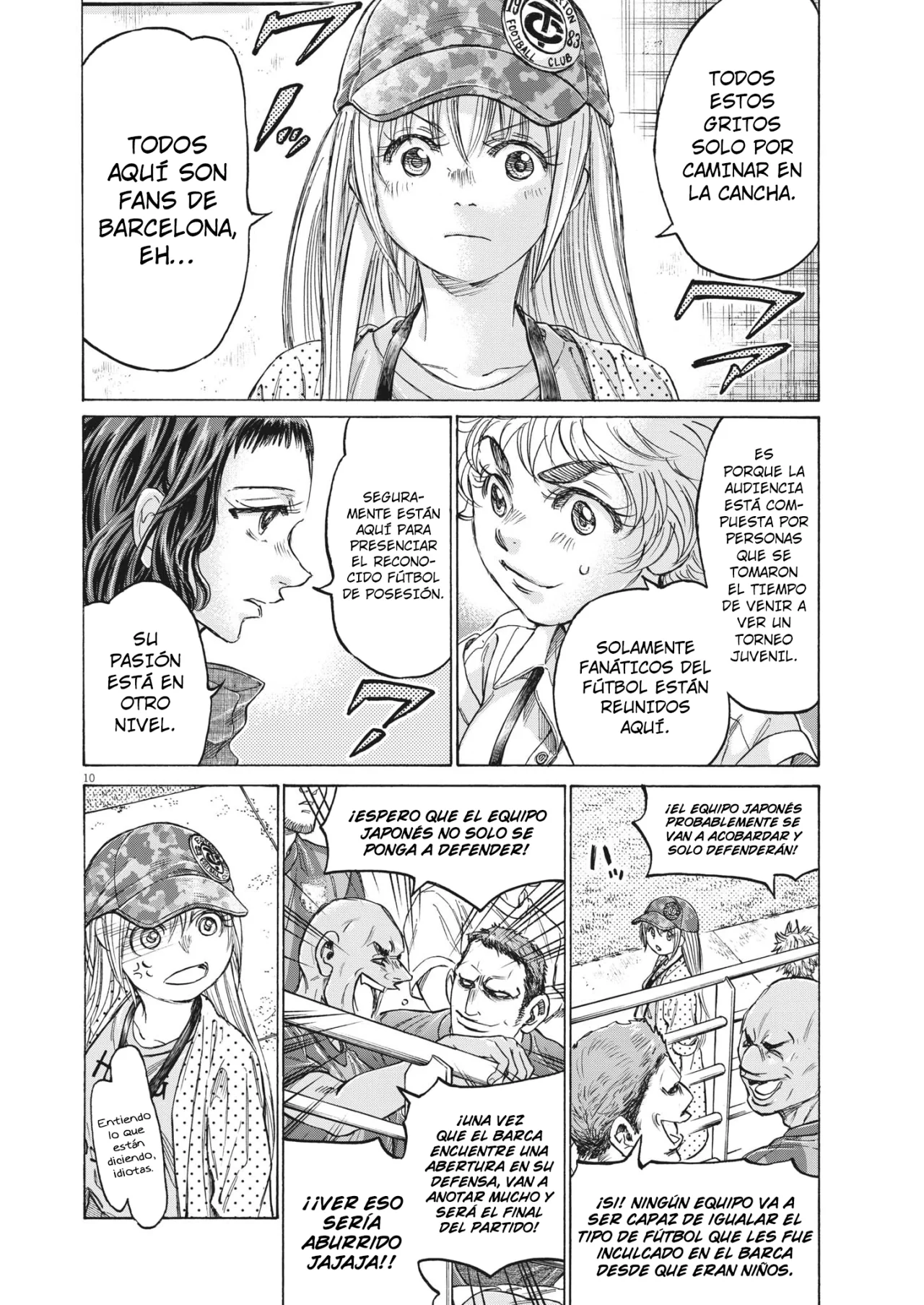 Ao ashi capítulo 347, página 10