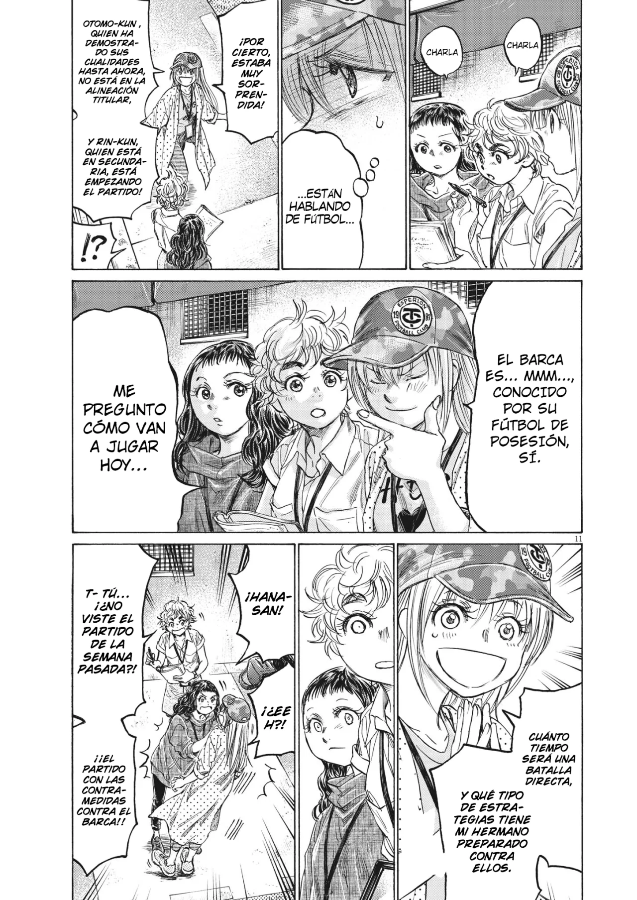 Ao ashi capítulo 347, página 11