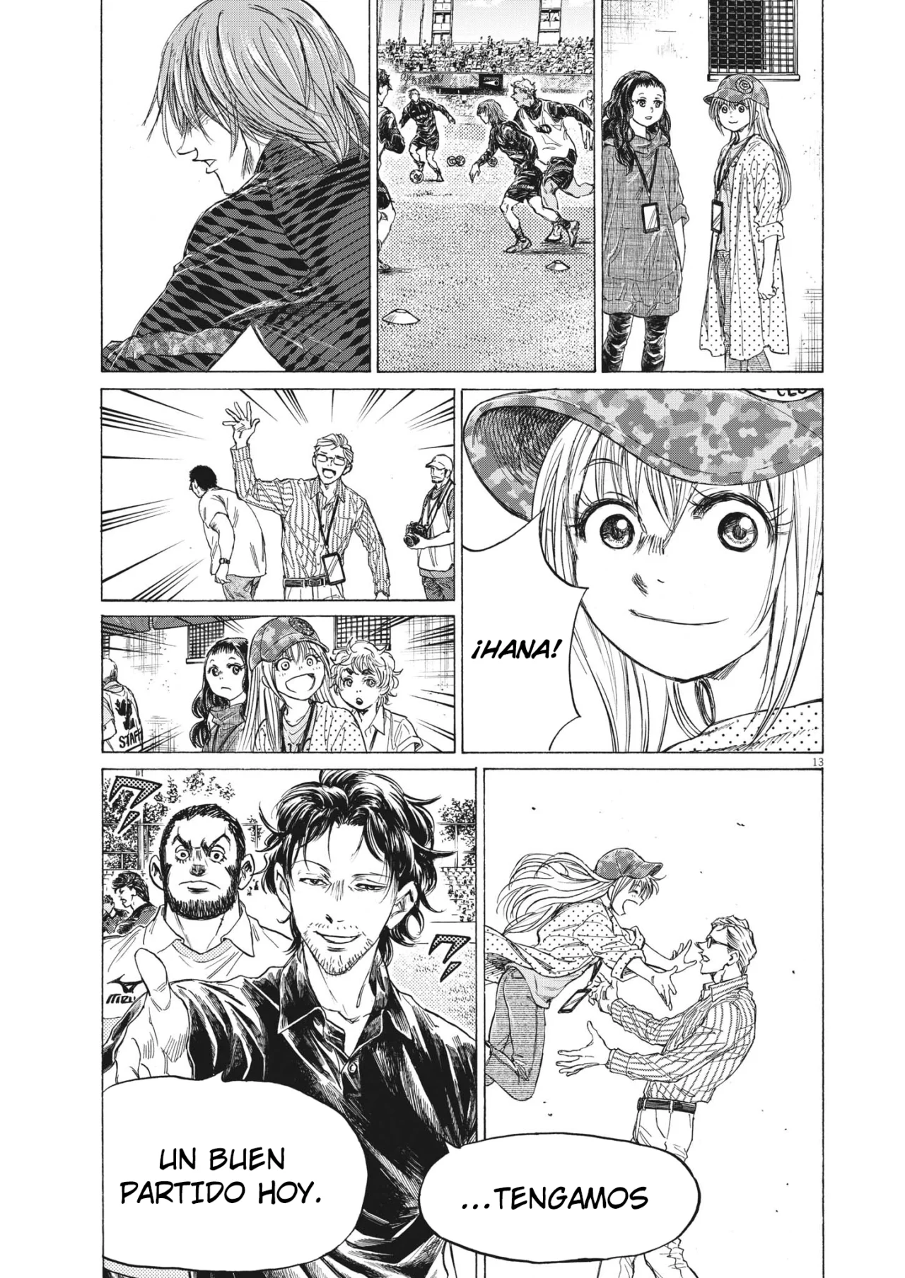 Ao ashi capítulo 347, página 13