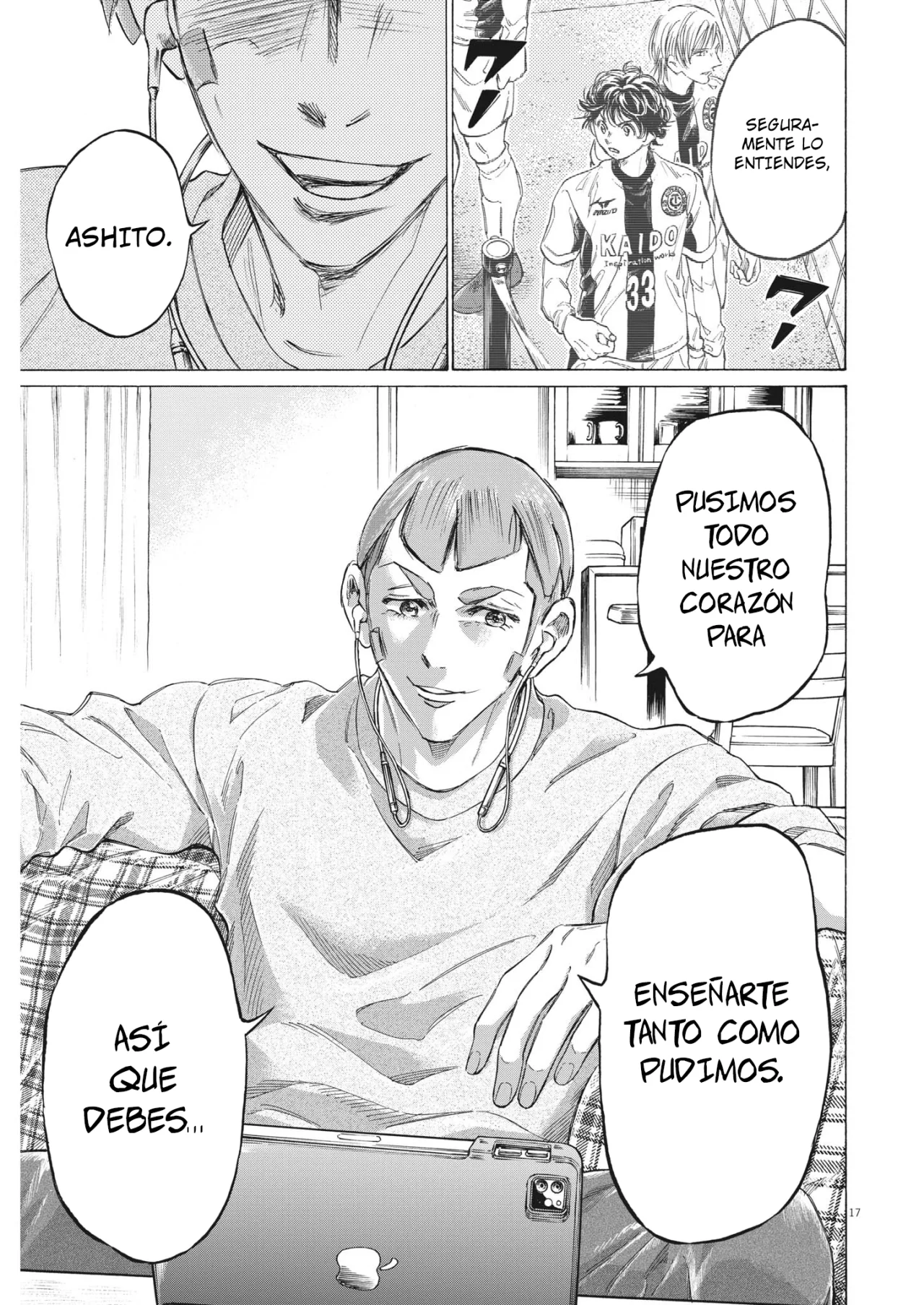 Ao ashi capítulo 347, página 17