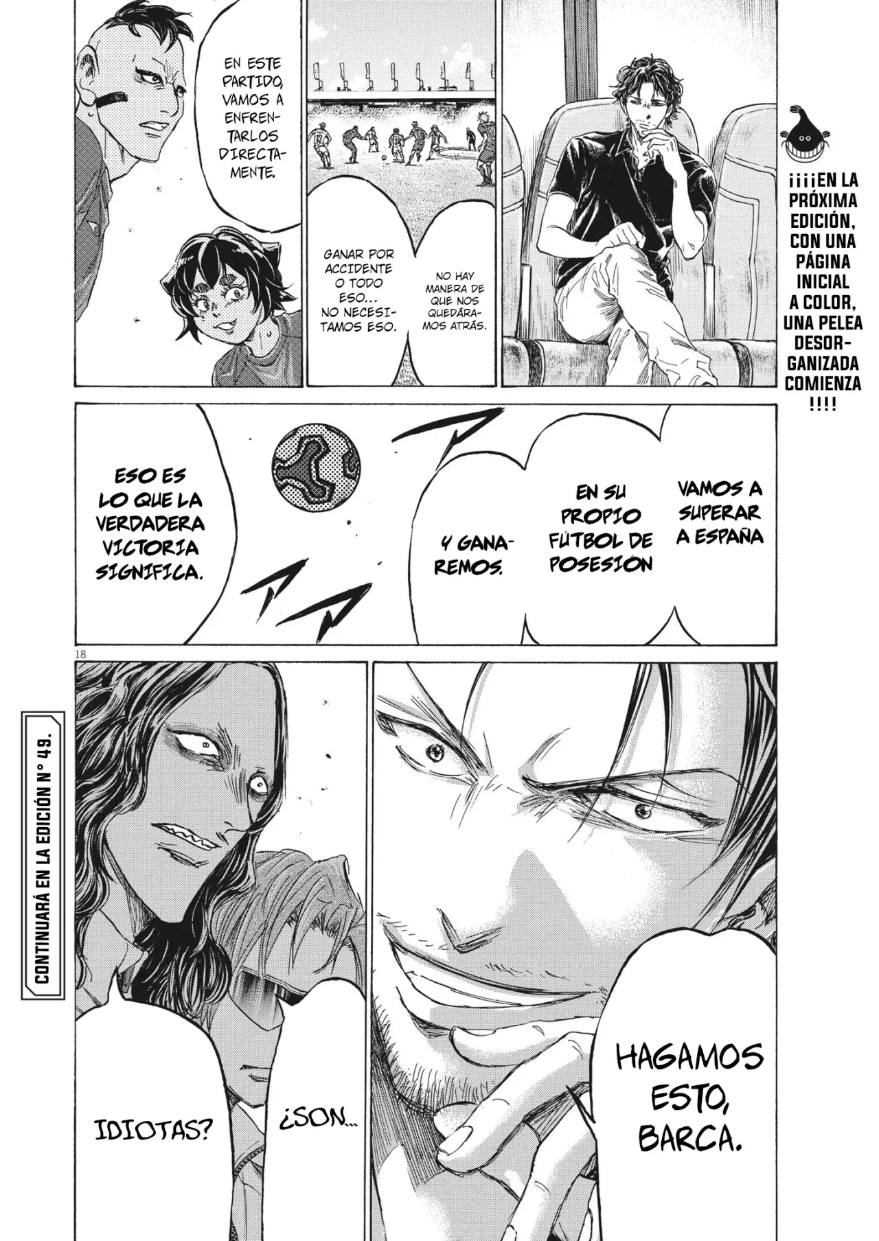 Ao ashi capítulo 349, página 19