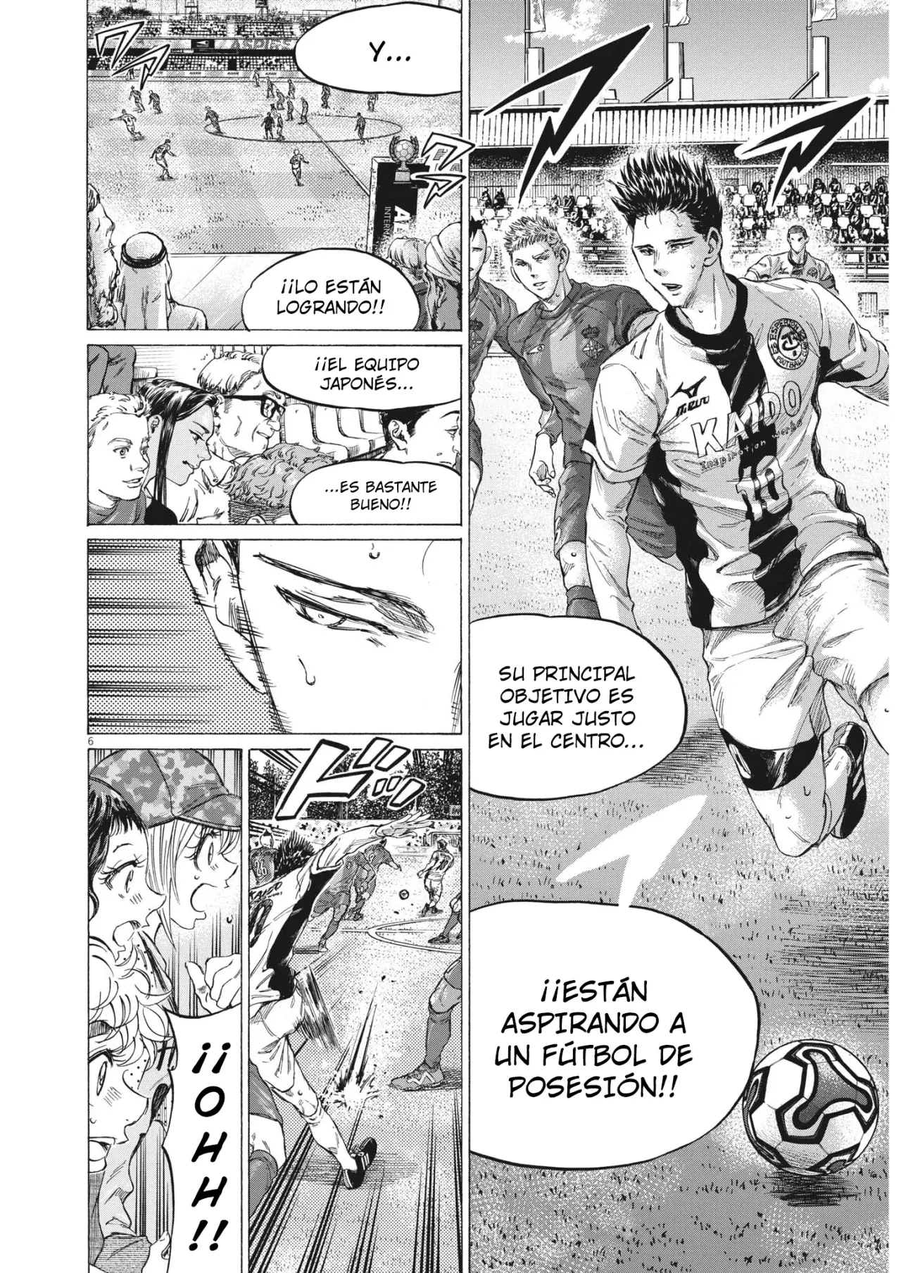 Ao ashi capítulo 350, página 6