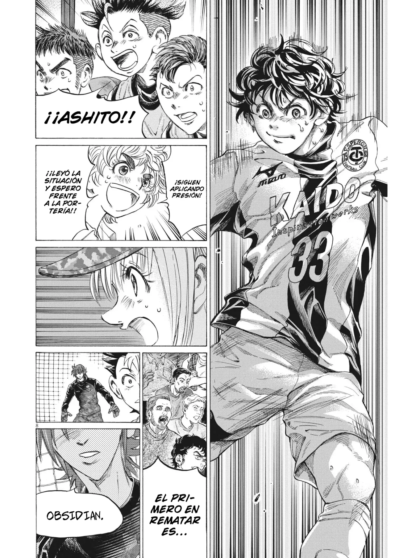 Ao ashi capítulo 351, página 9