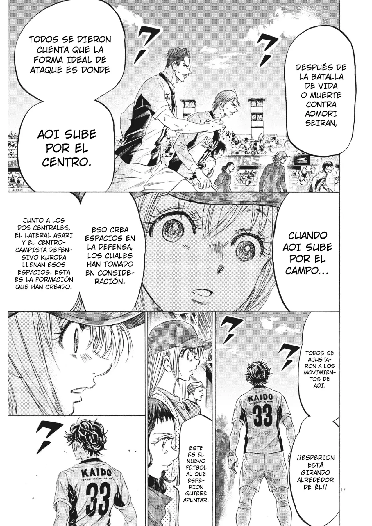 Ao ashi capítulo 351, página 18