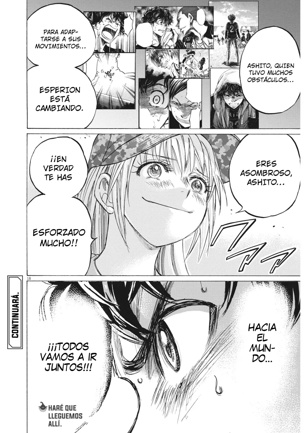 Ao ashi capítulo 351, página 19