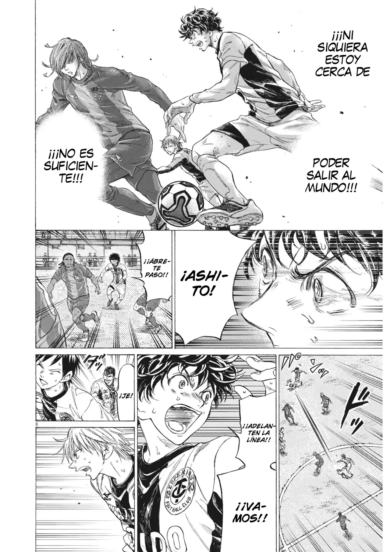 Ao ashi capítulo 352, página 9