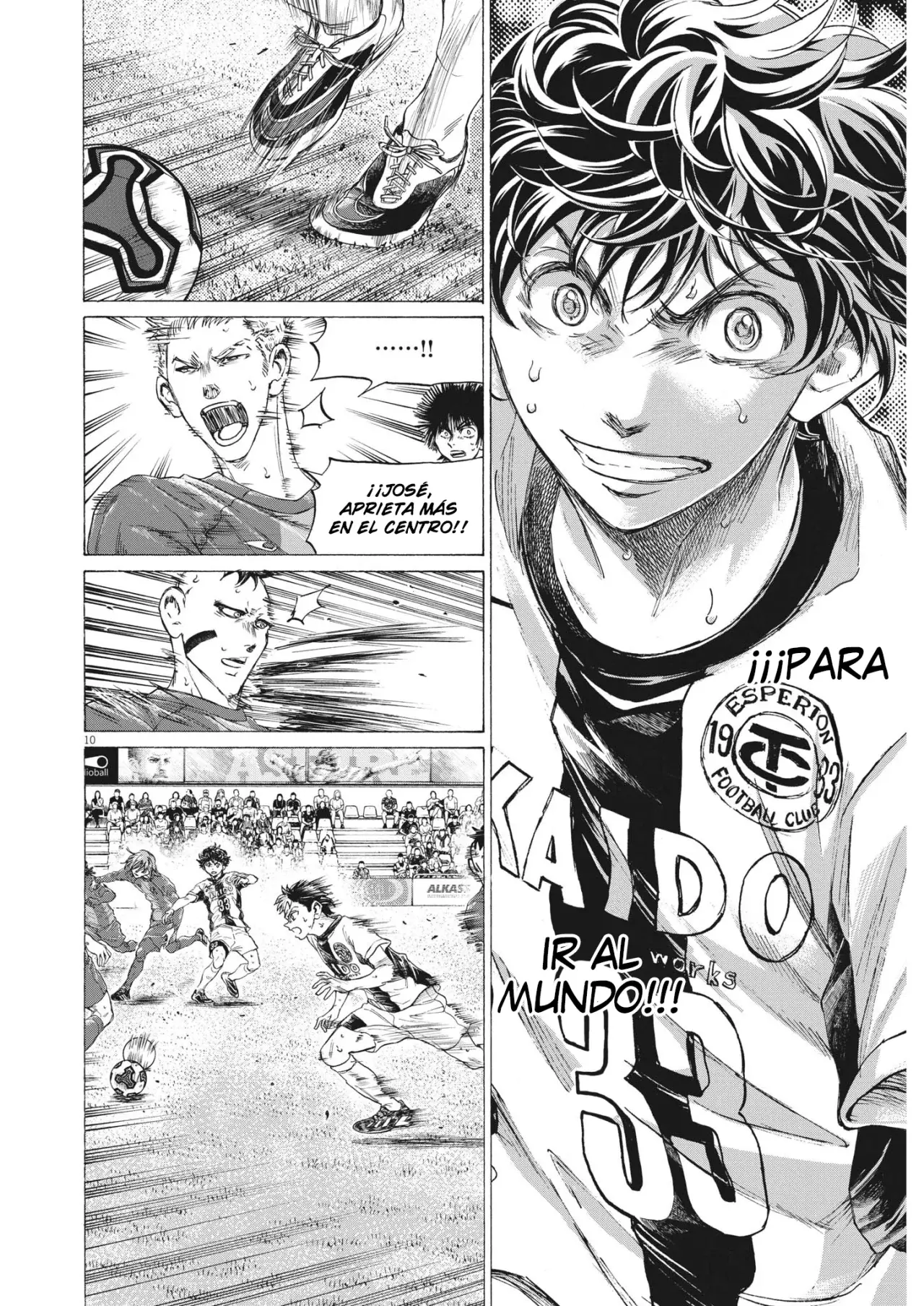 Ao ashi capítulo 352, página 11