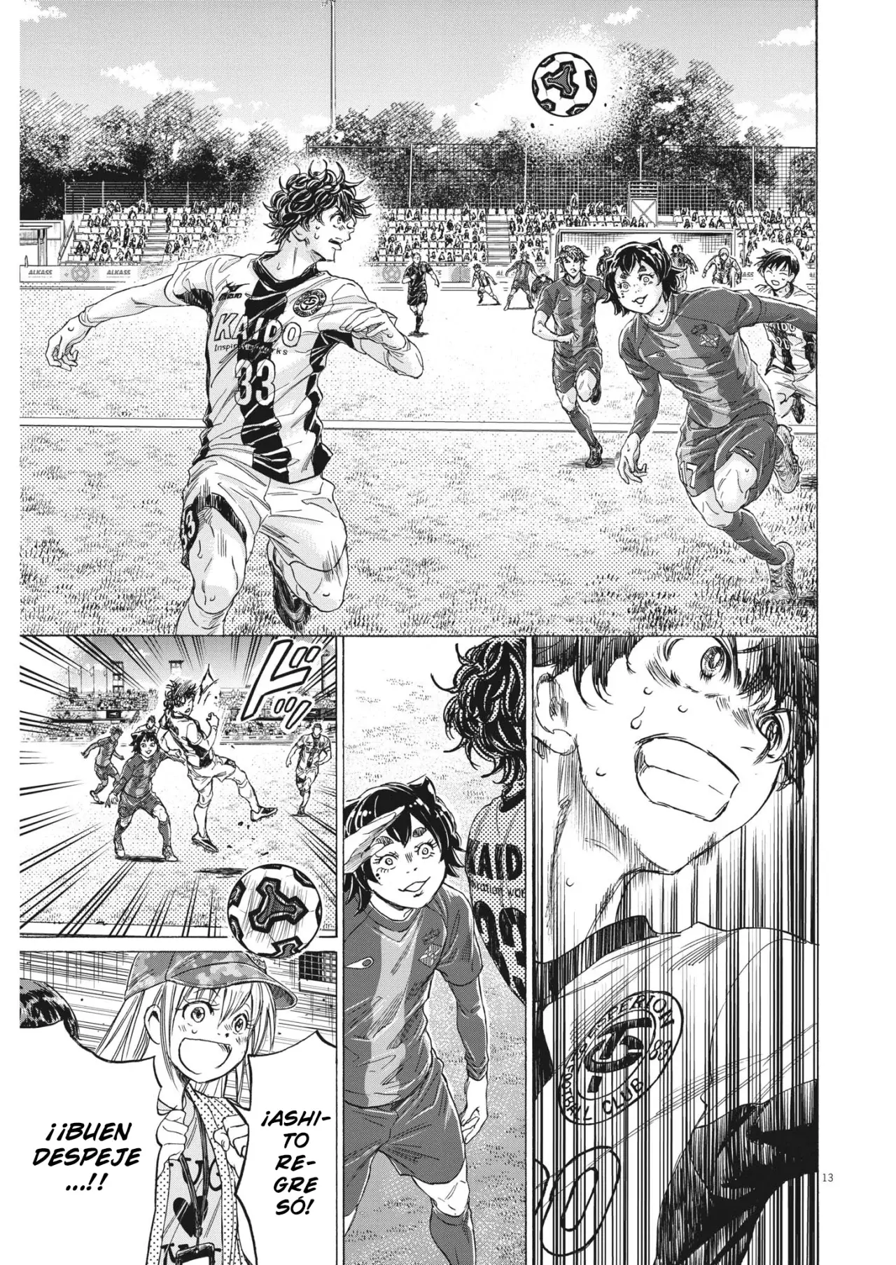Ao ashi capítulo 352, página 14