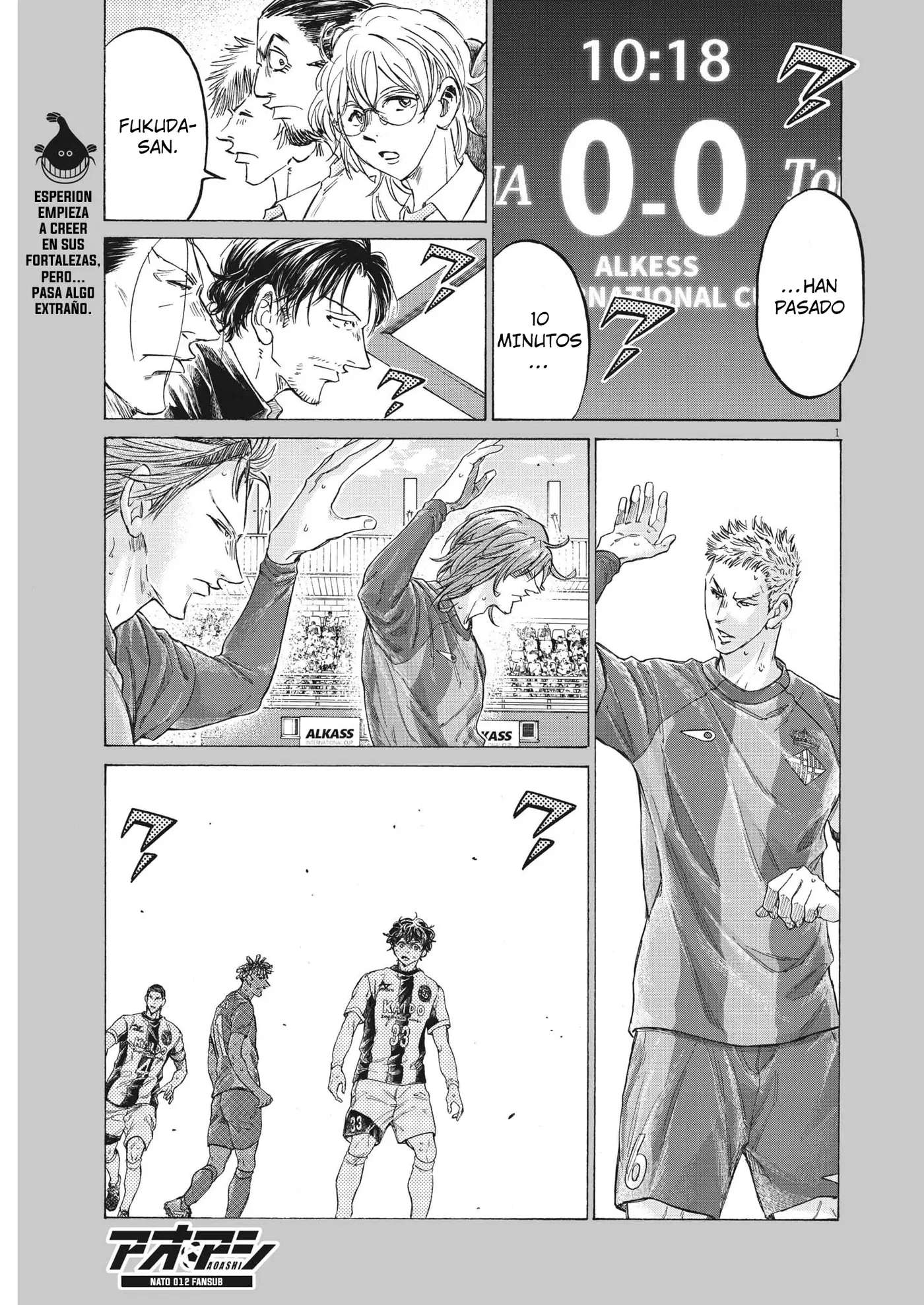 Ao ashi capítulo 353, página 2