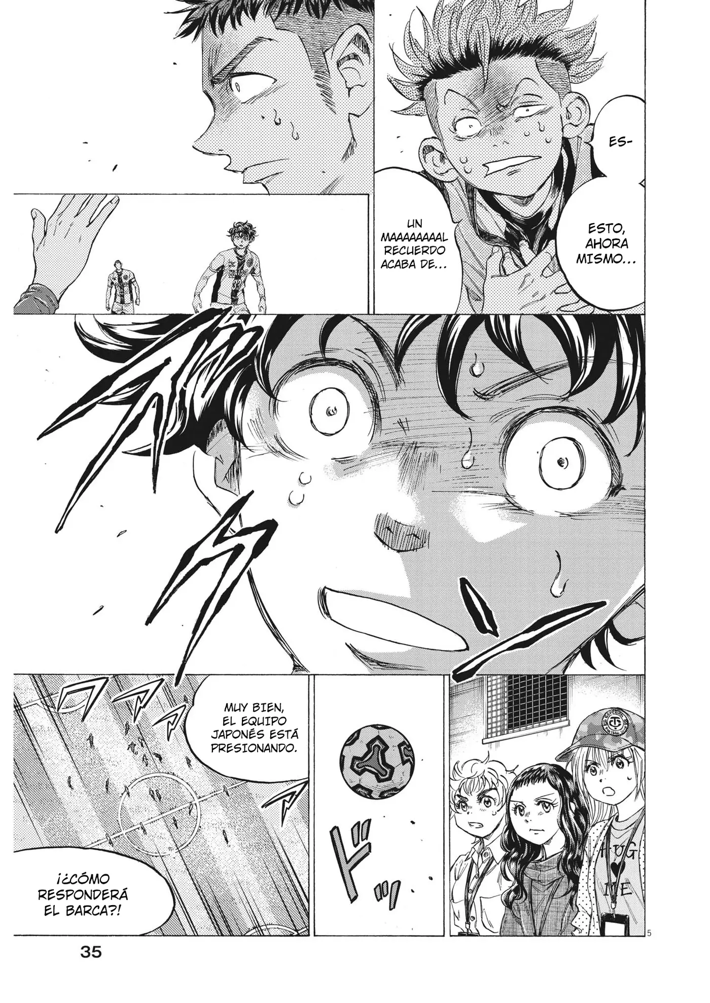 Ao ashi capítulo 353, página 6