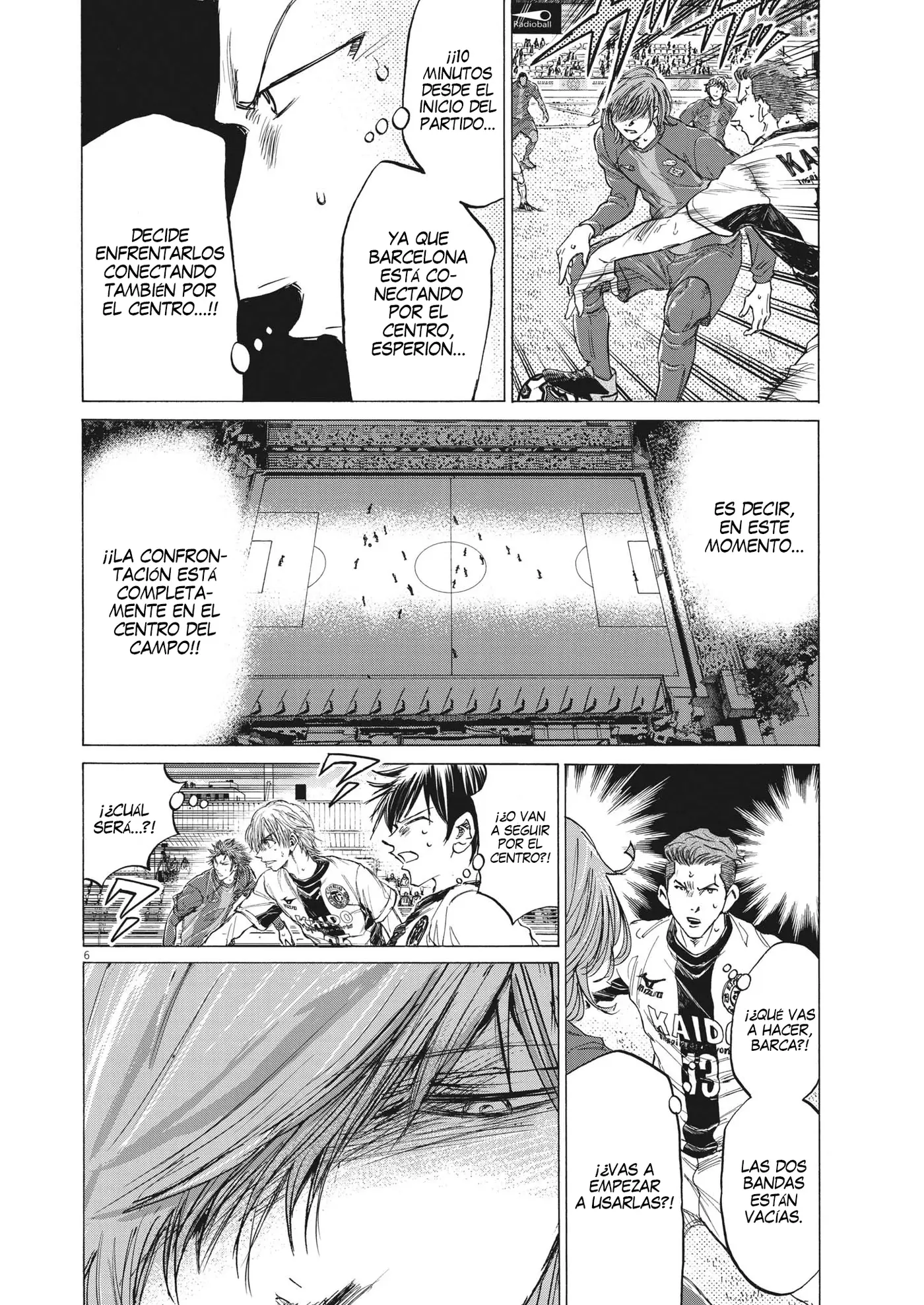 Ao ashi capítulo 353, página 7