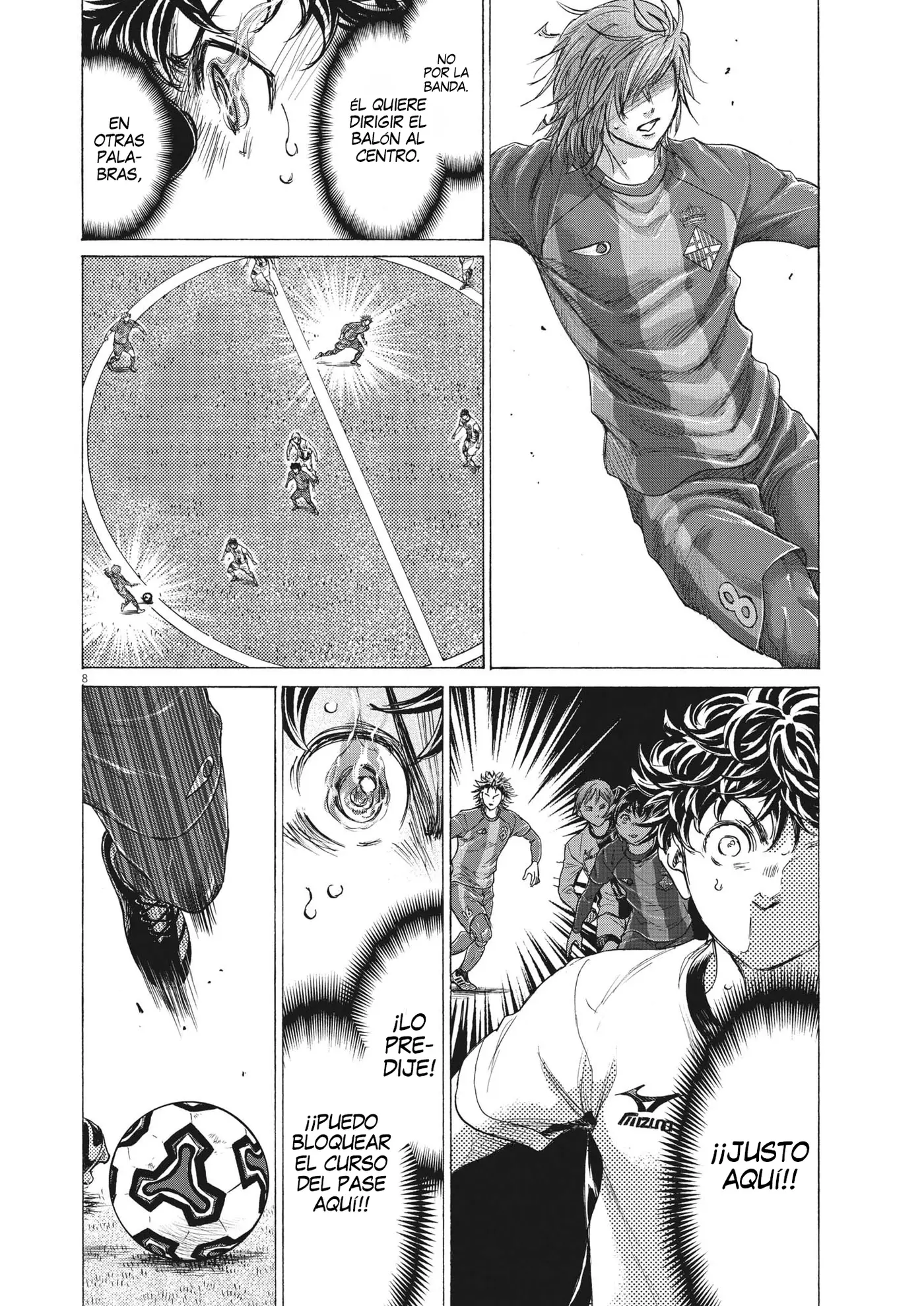 Ao ashi capítulo 353, página 9