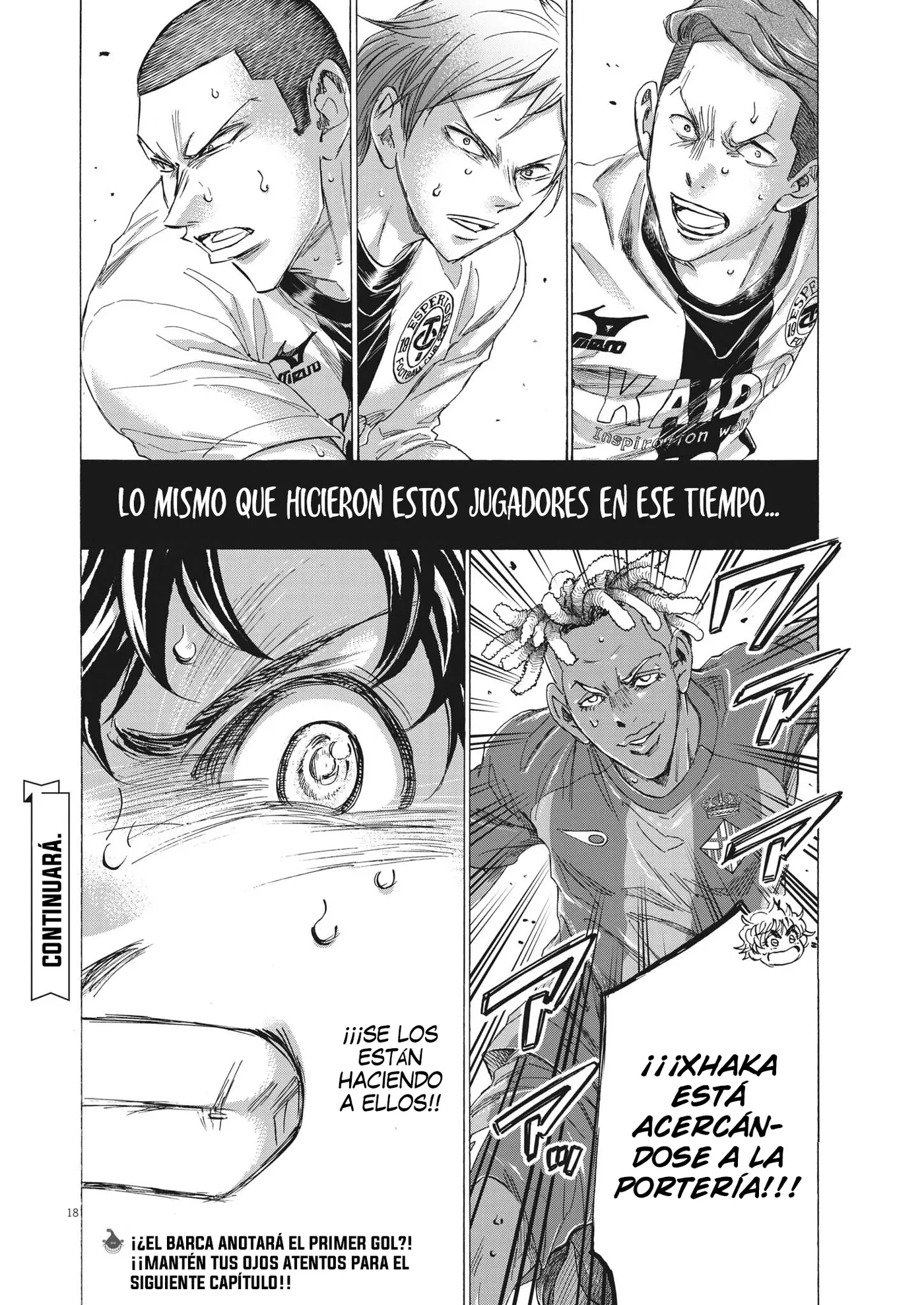 Ao ashi capítulo 353, página 18