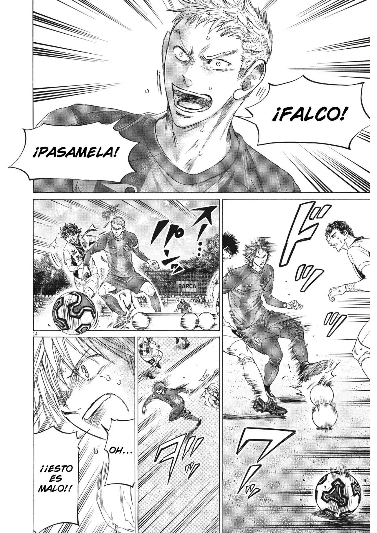 Ao ashi capítulo 354, página 15