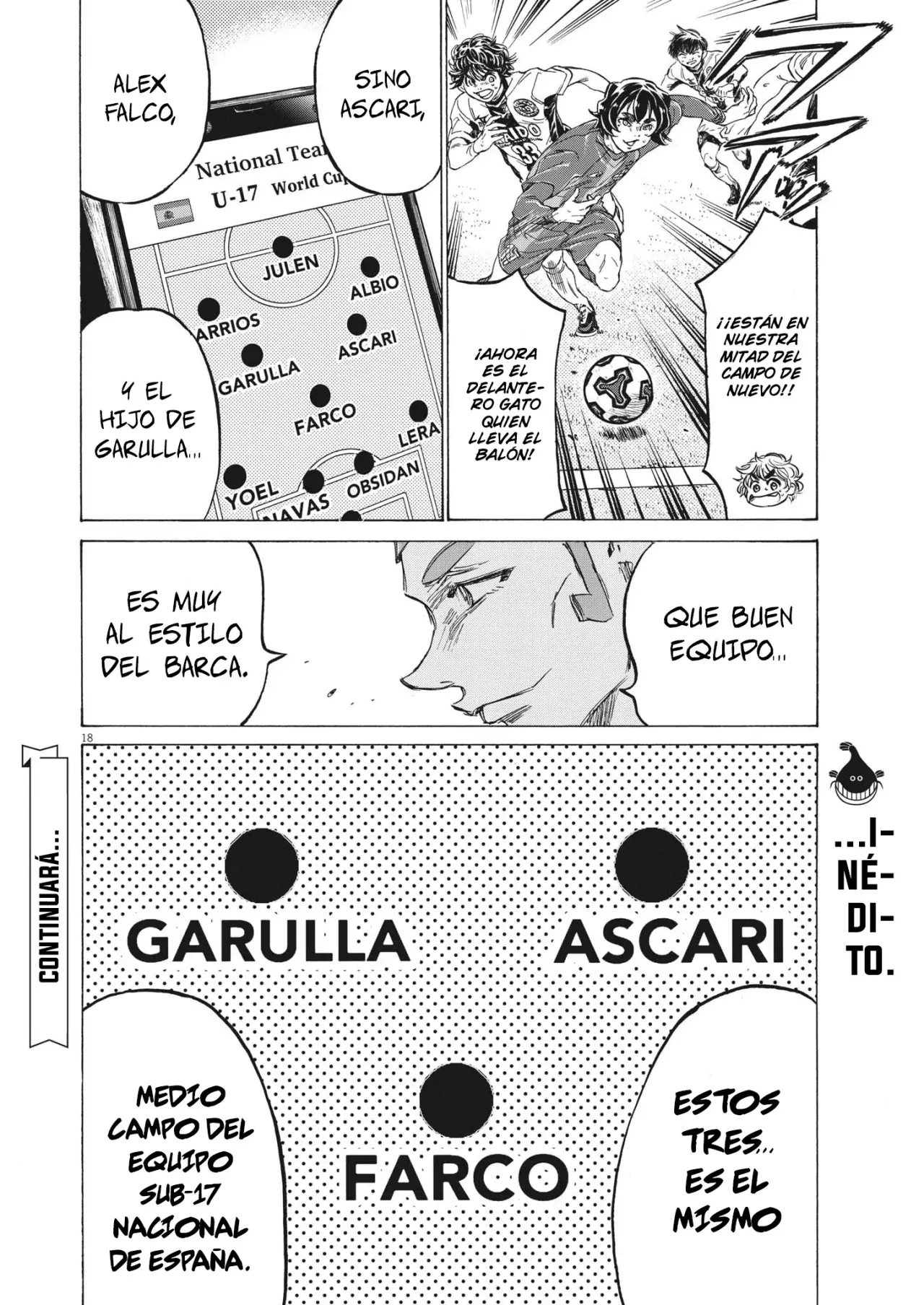 Ao ashi capítulo 354, página 19