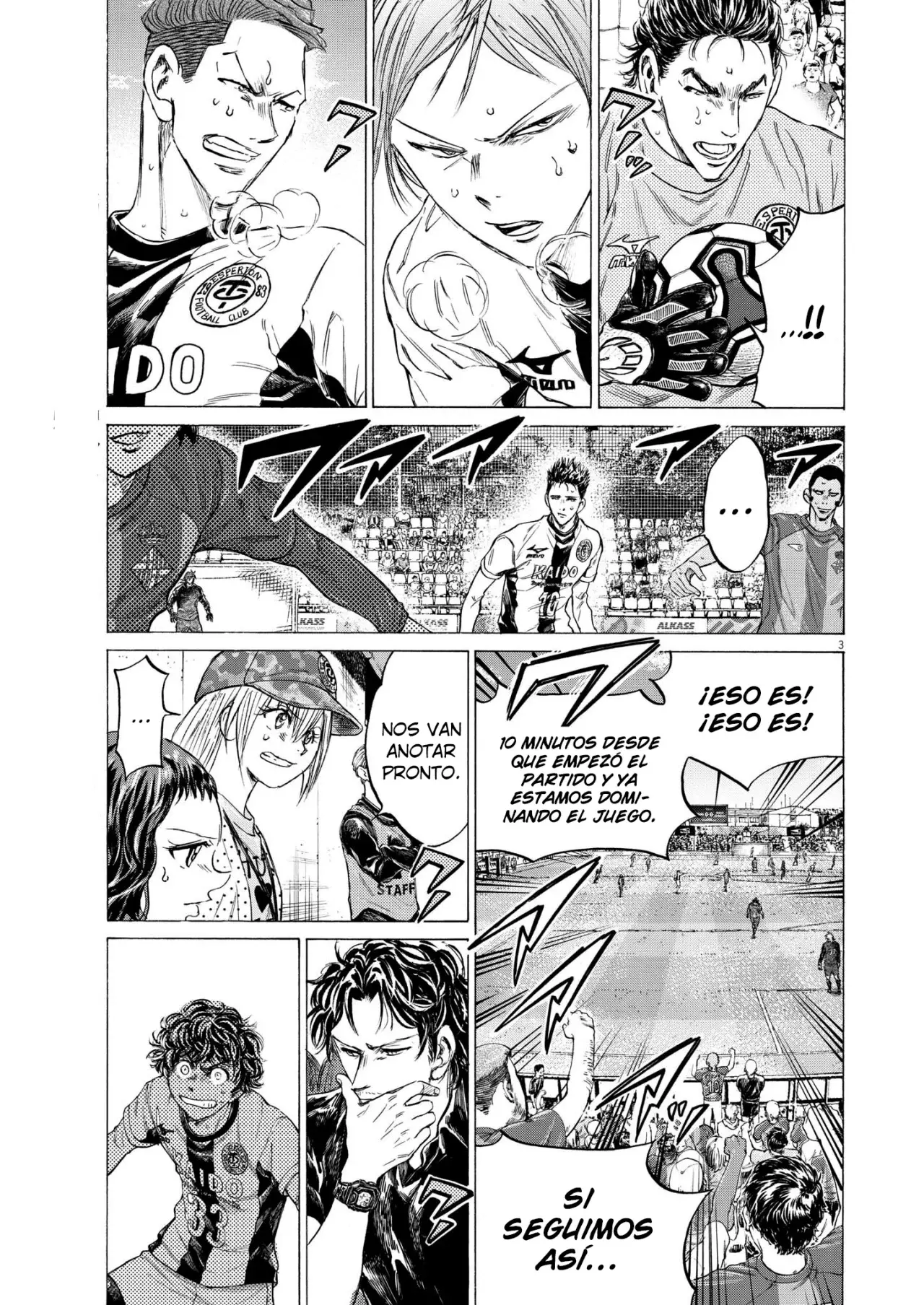 Ao ashi capítulo 355, página 4