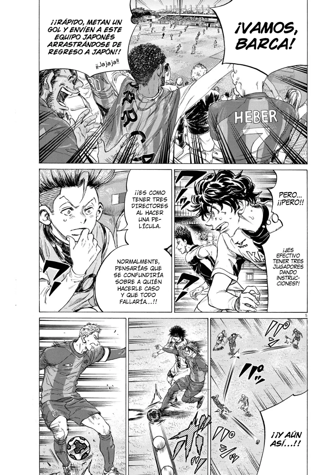 Ao ashi capítulo 355, página 6