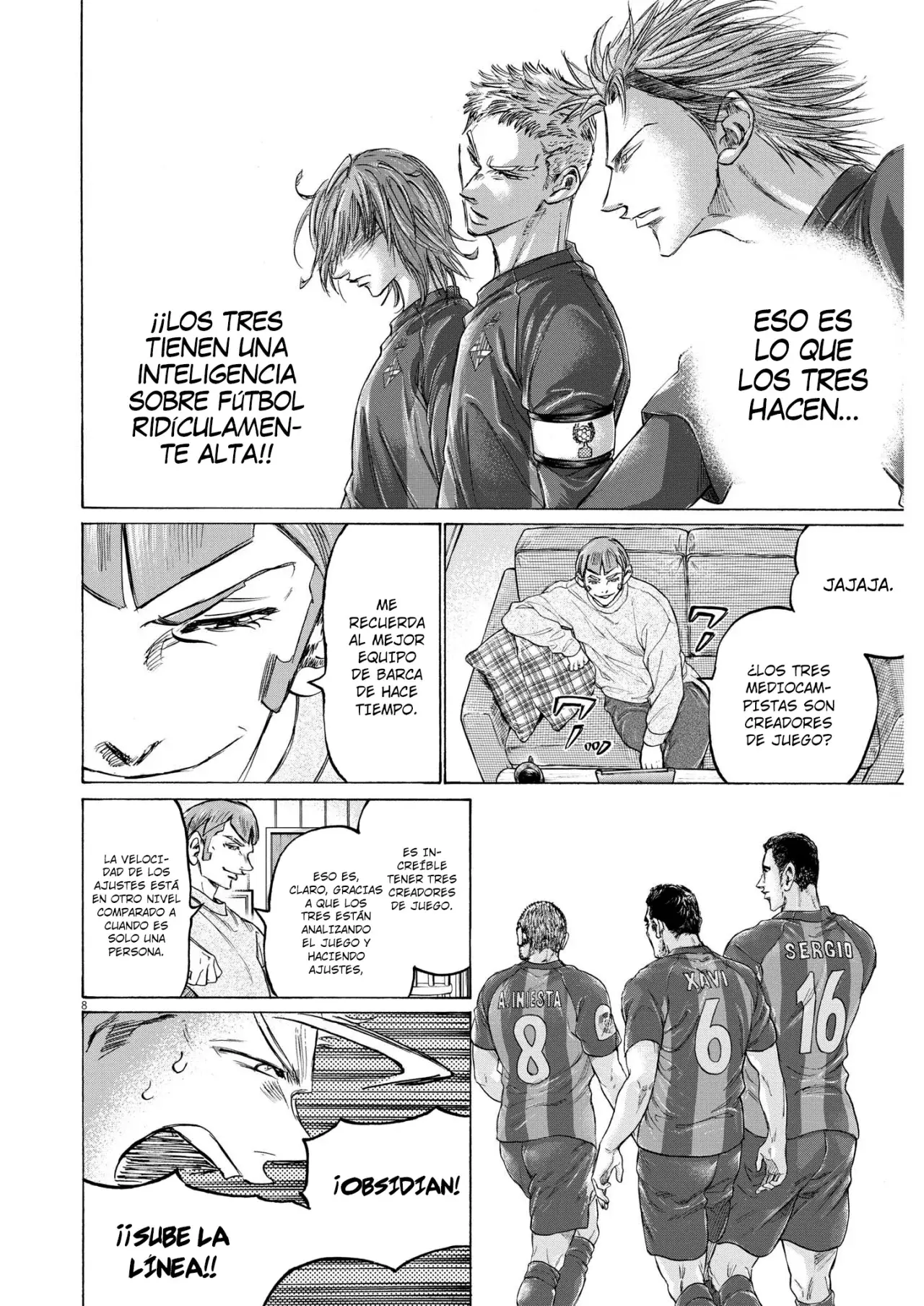 Ao ashi capítulo 355, página 9