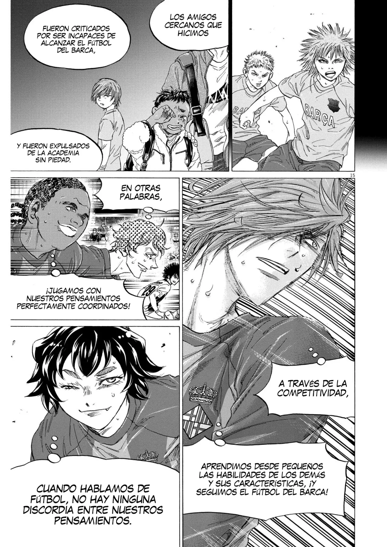 Ao ashi capítulo 355, página 16