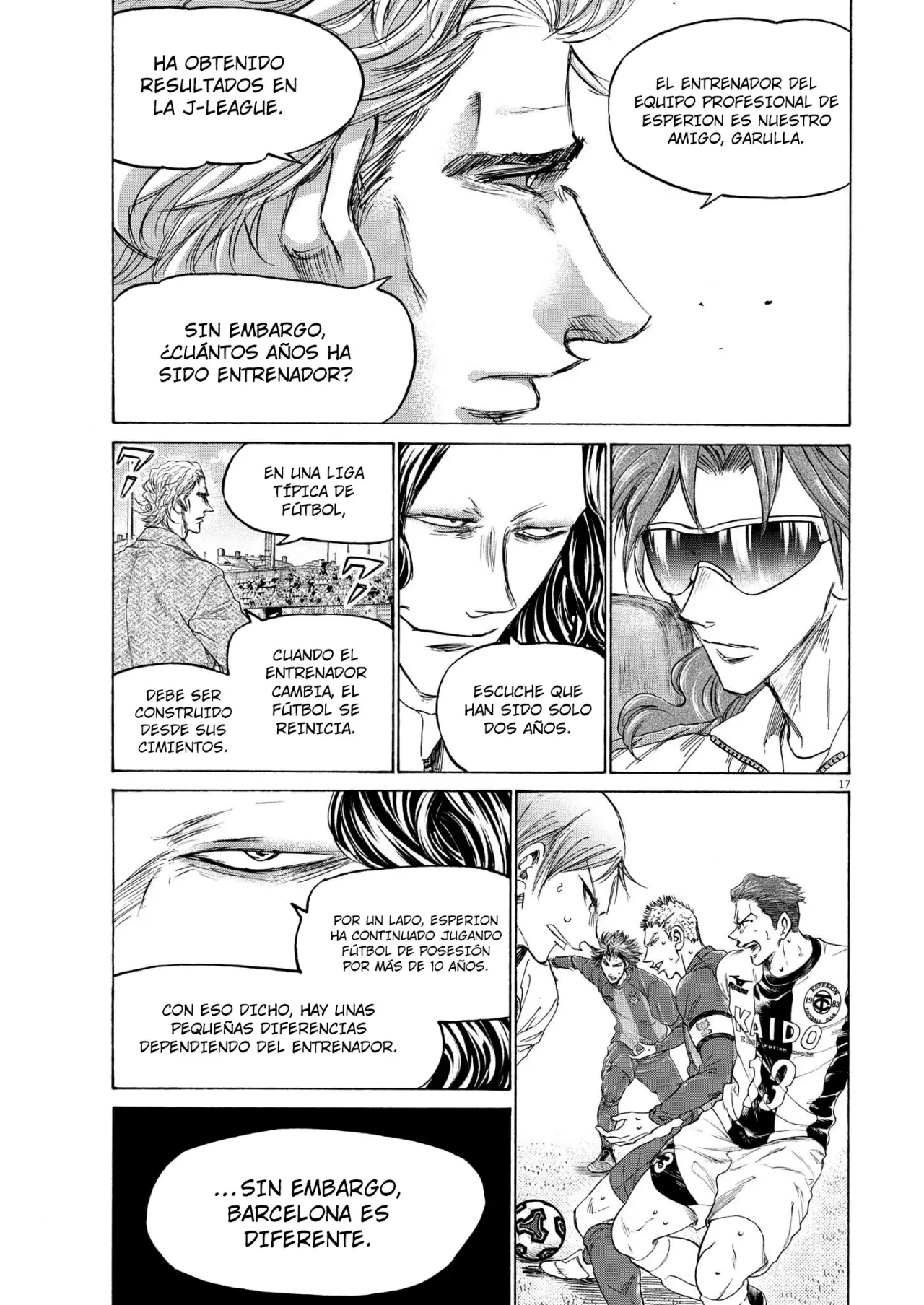 Ao ashi capítulo 355, página 18
