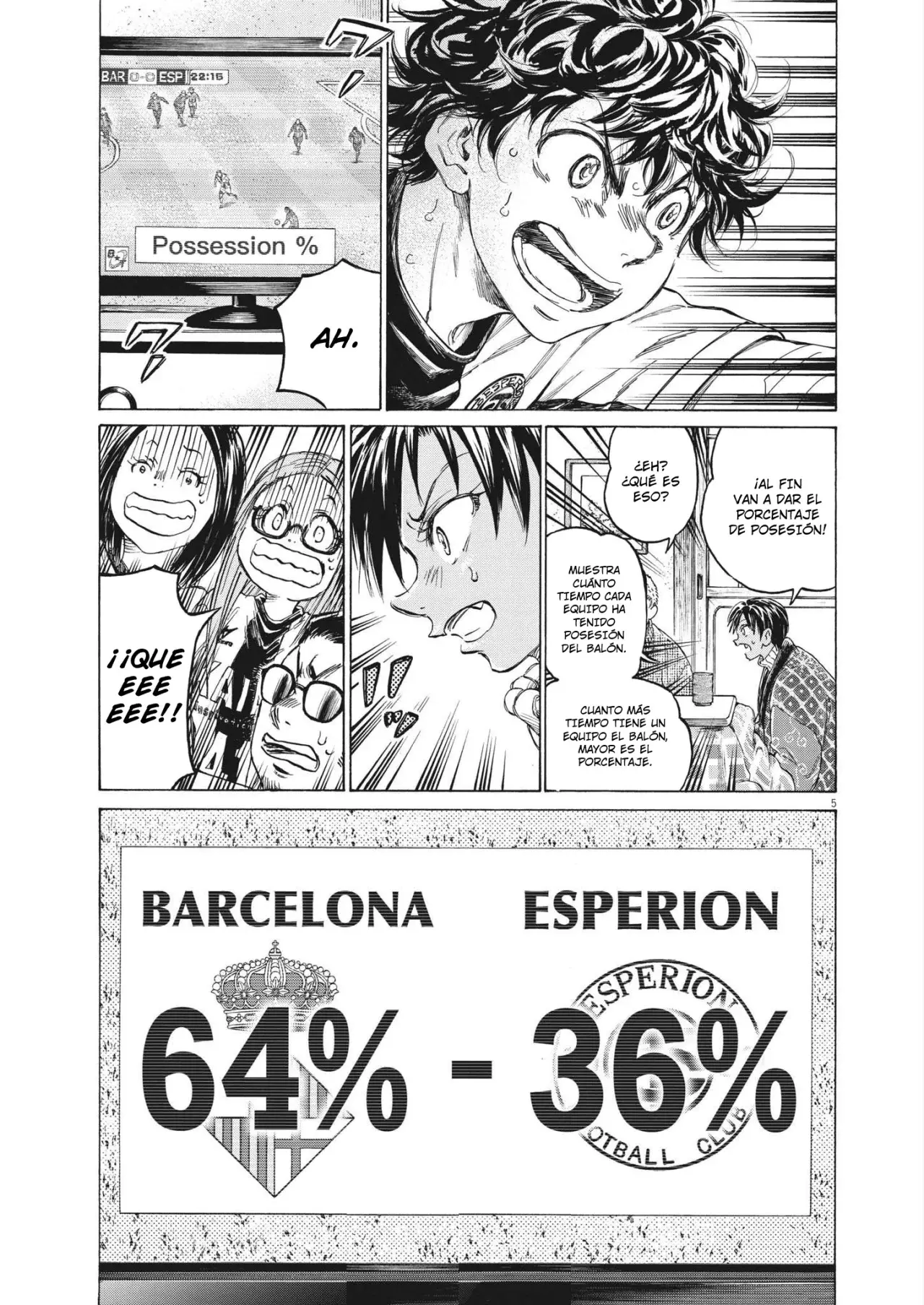 Ao ashi capítulo 356, página 5