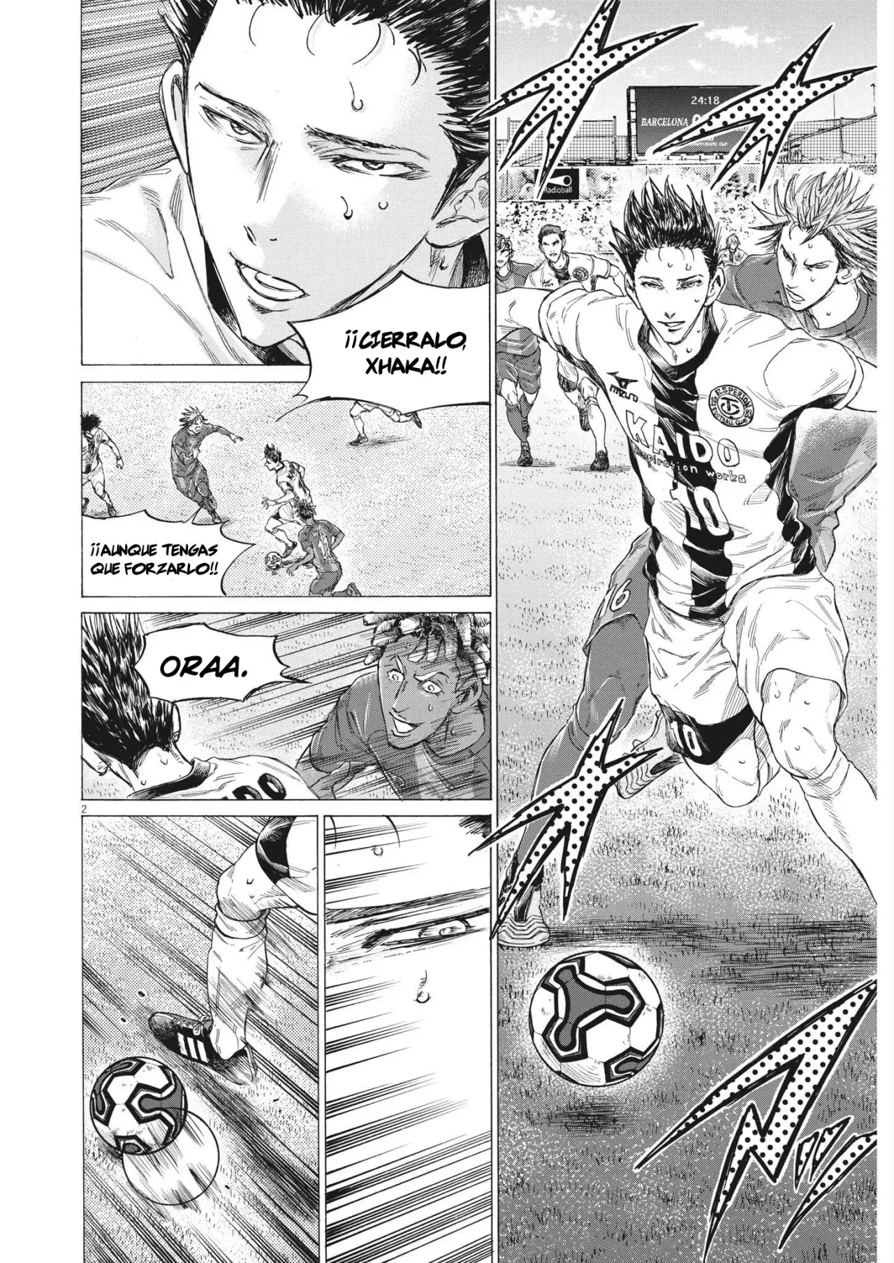 Ao ashi capítulo 357, página 3