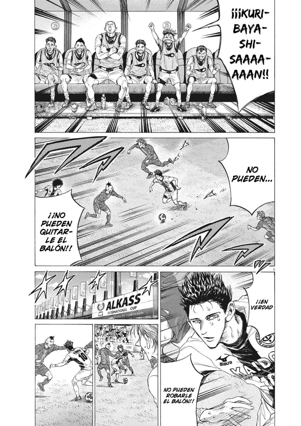 Ao ashi capítulo 357, página 6
