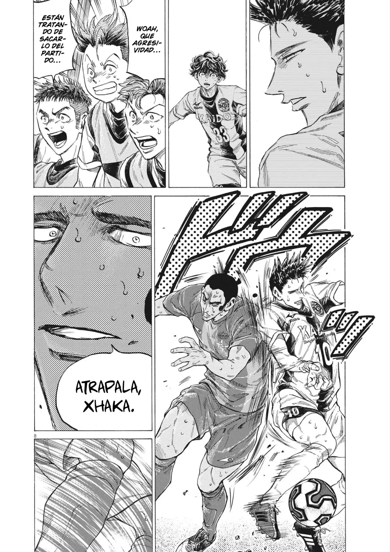 Ao ashi capítulo 357, página 9