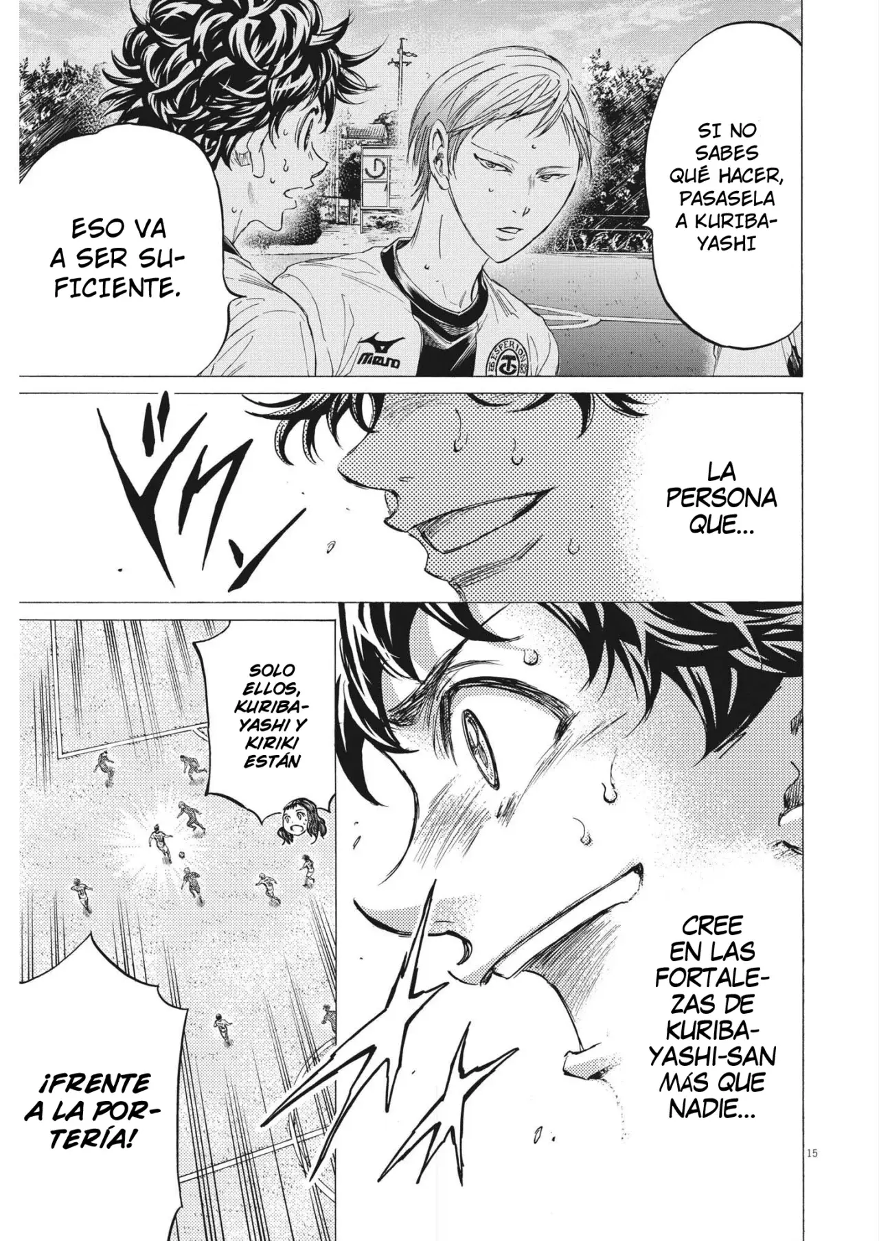 Ao ashi capítulo 357, página 16