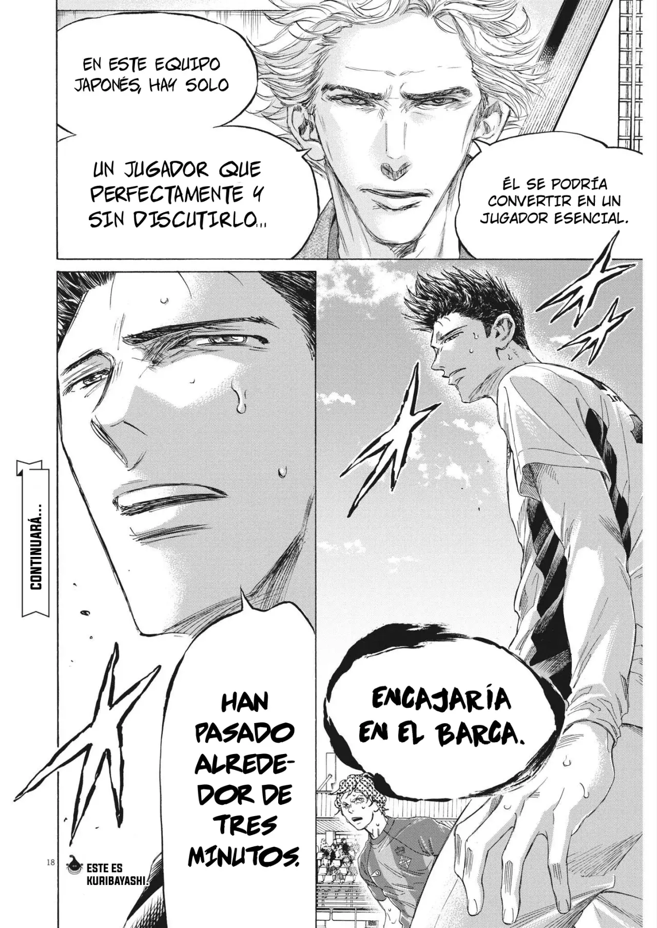 Ao ashi capítulo 357, página 19