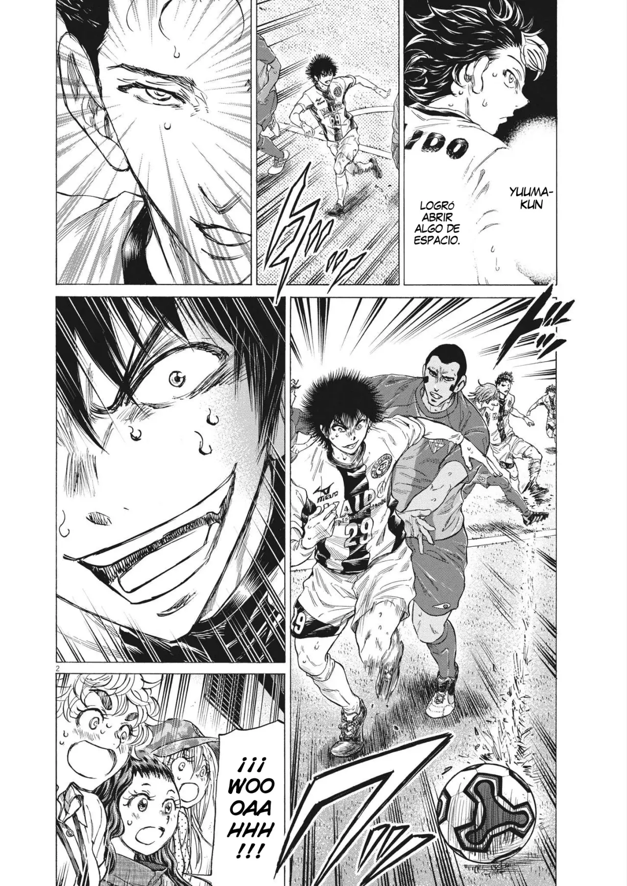 Ao ashi capítulo 358, página 3