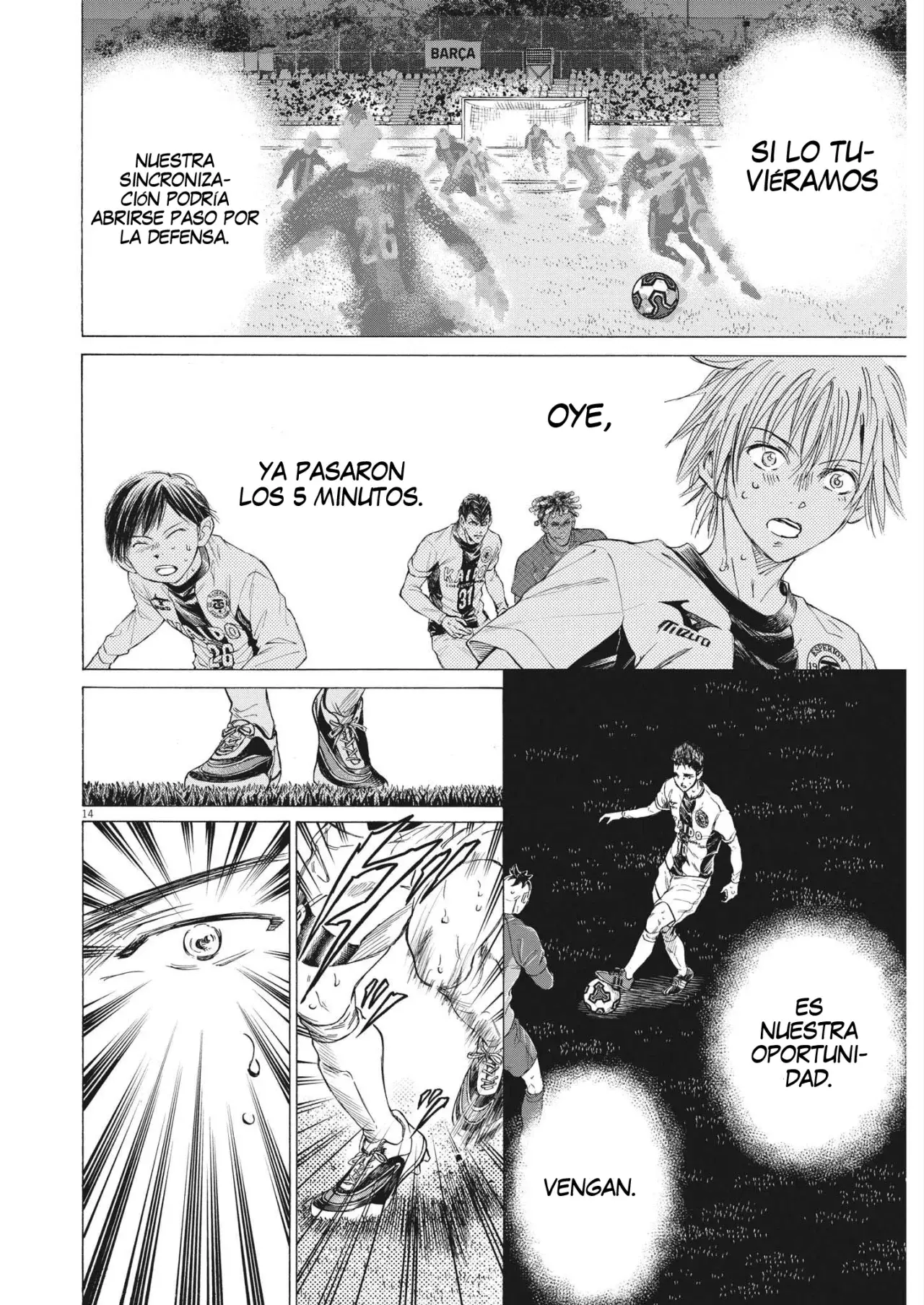 Ao ashi capítulo 358, página 15