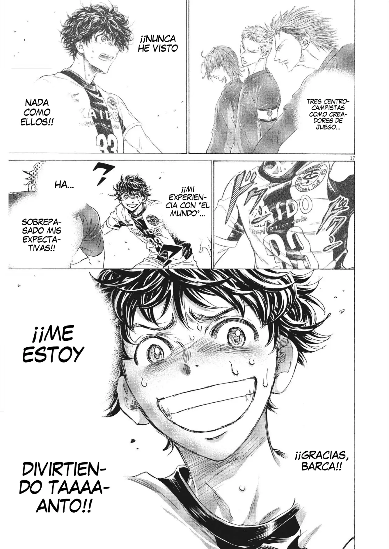 Ao ashi capítulo 358, página 18