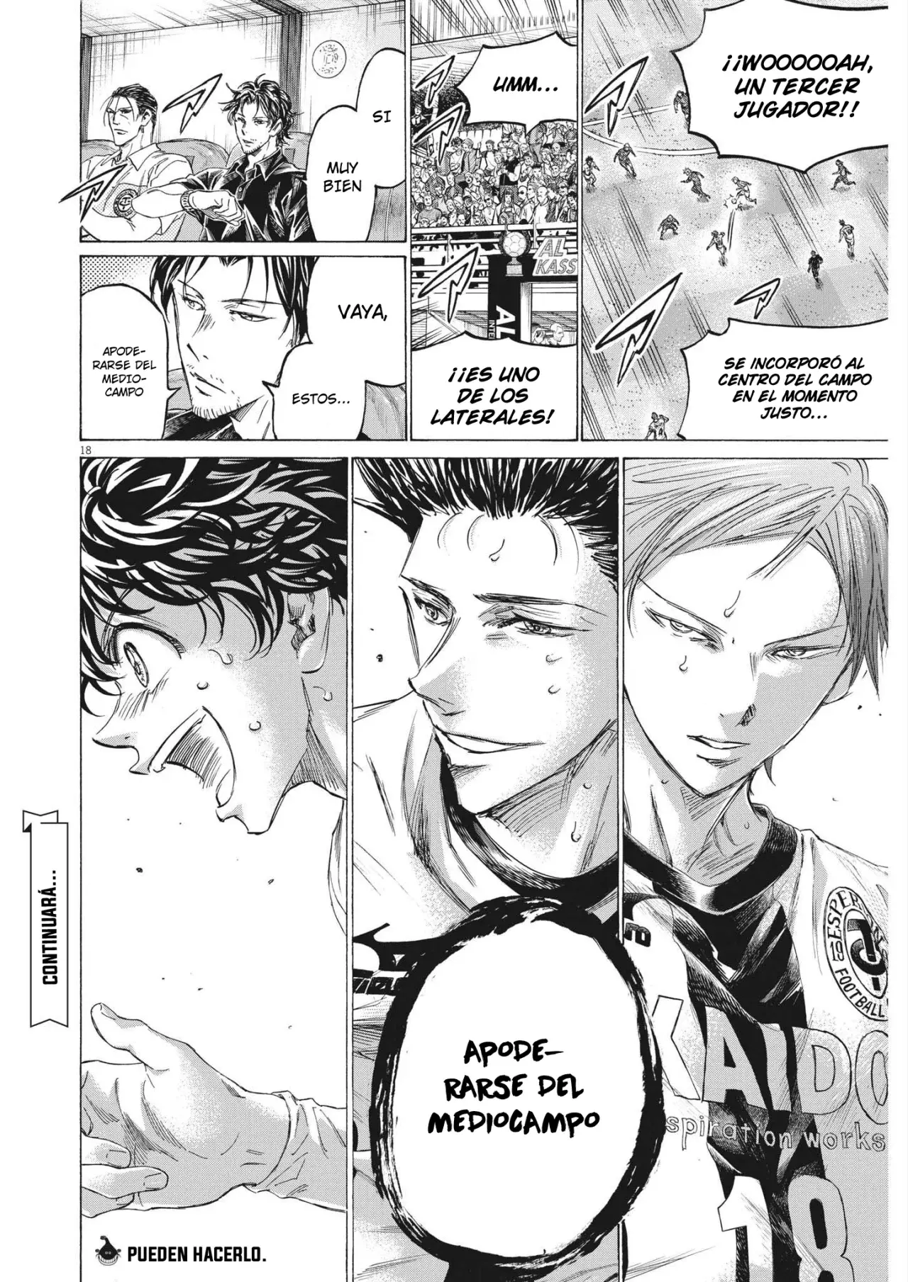 Ao ashi capítulo 358, página 19