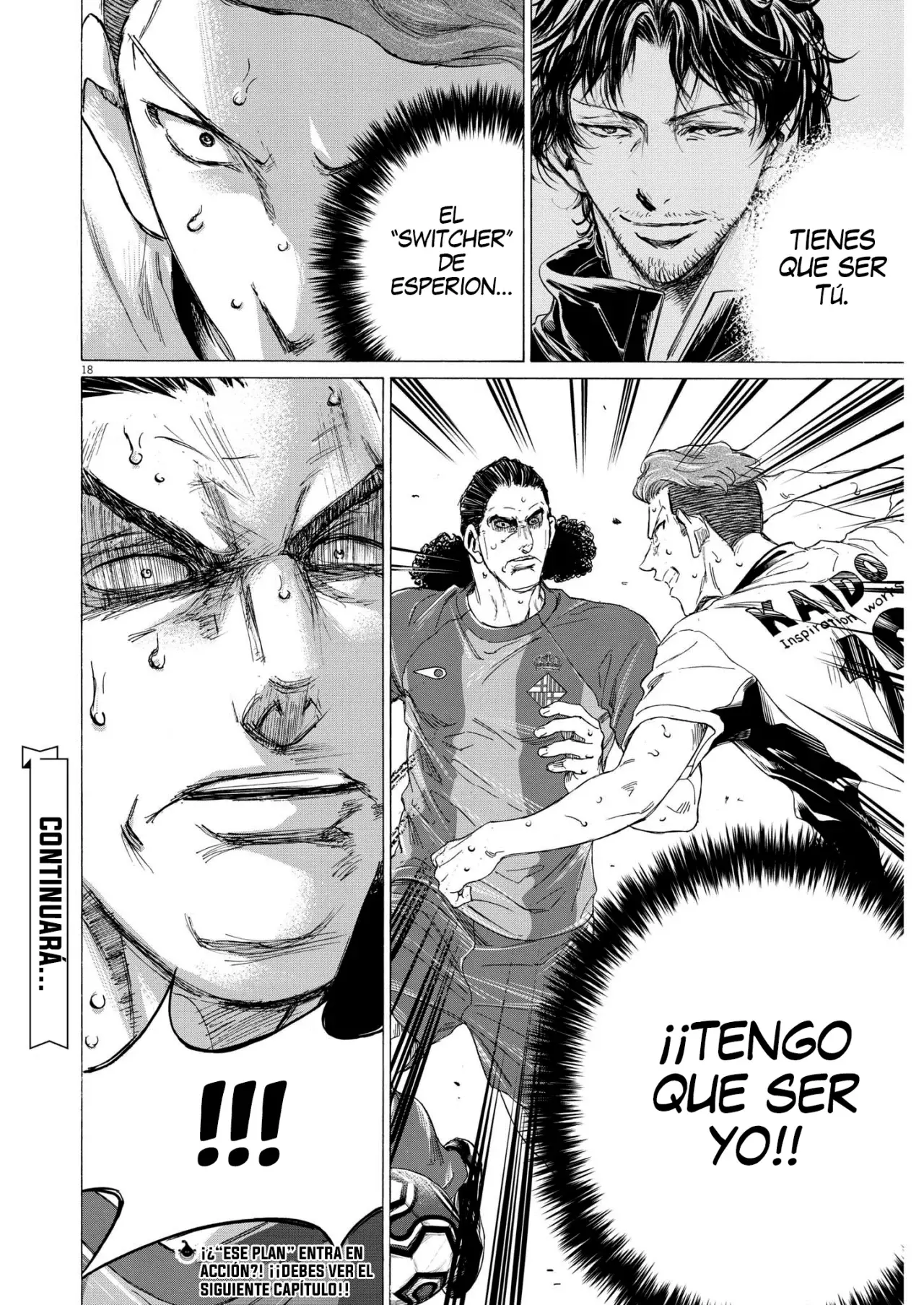 Ao ashi capítulo 360, página 17