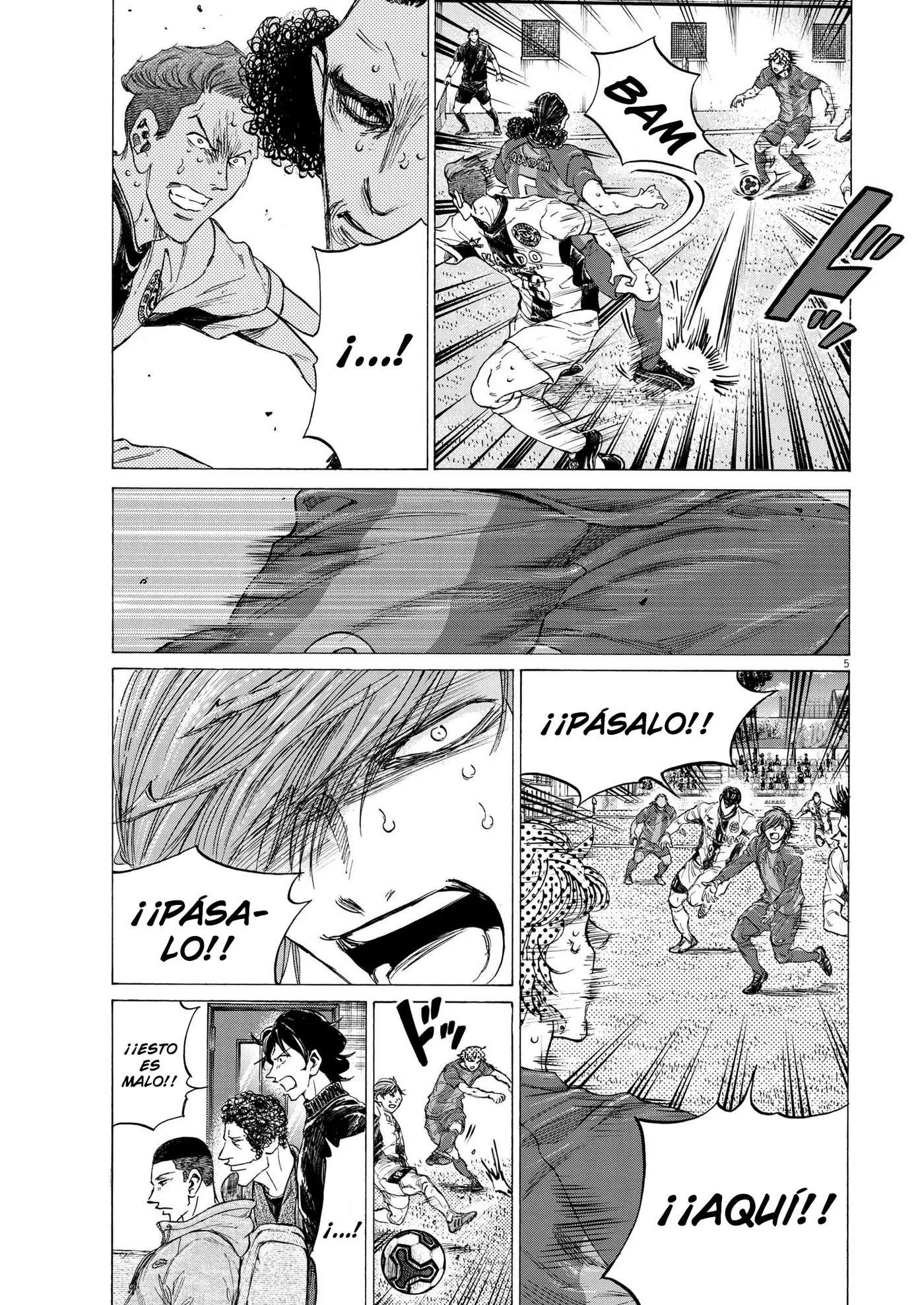 Ao ashi capítulo 361, página 6